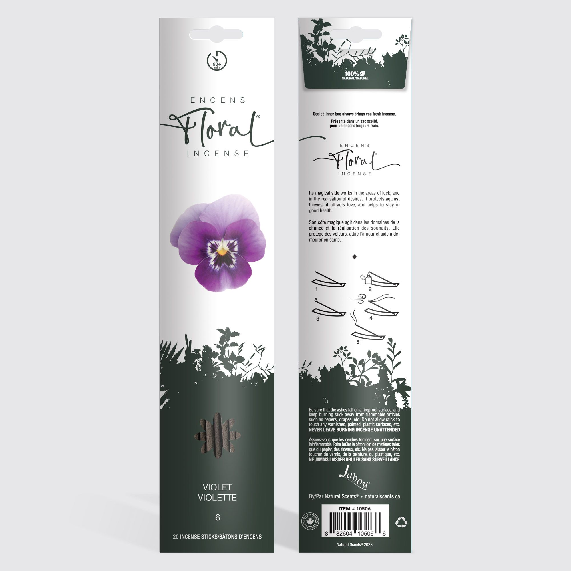 Jabou™ Floral 06 Violet Incense #10506