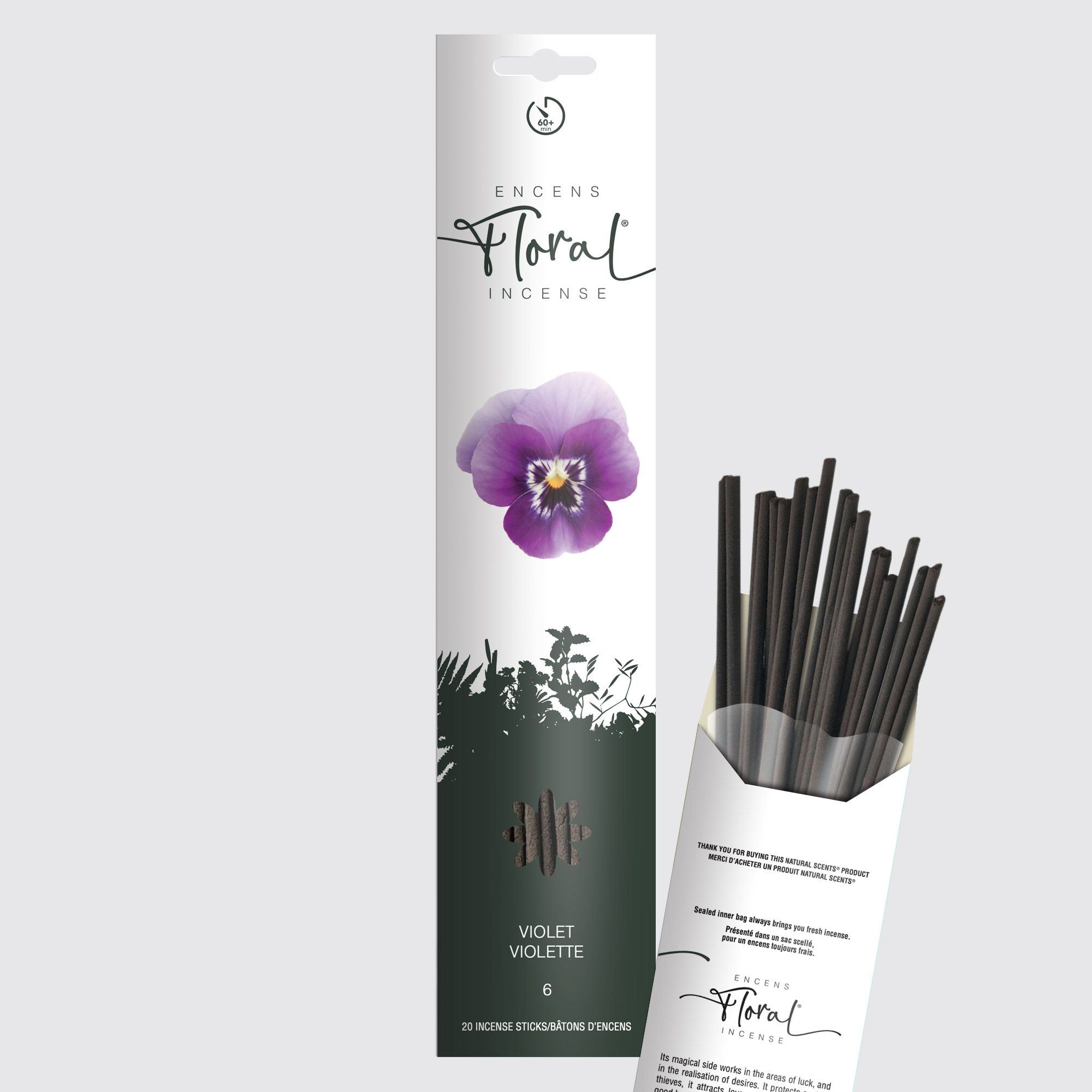 Jabou™ Floral 06 Violet Incense #10506