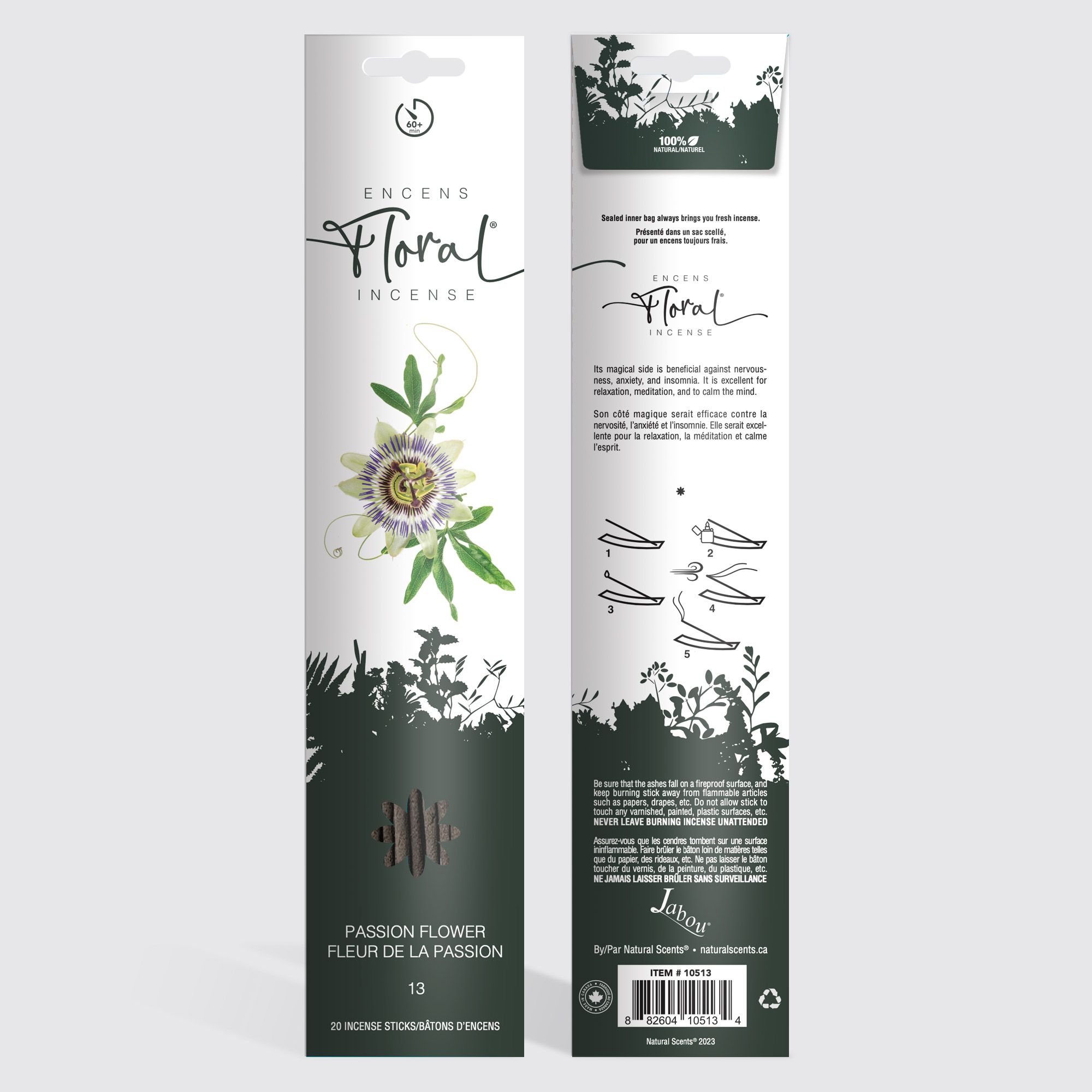 Jabou™ Floral 13 Passion Flower Incense #10513