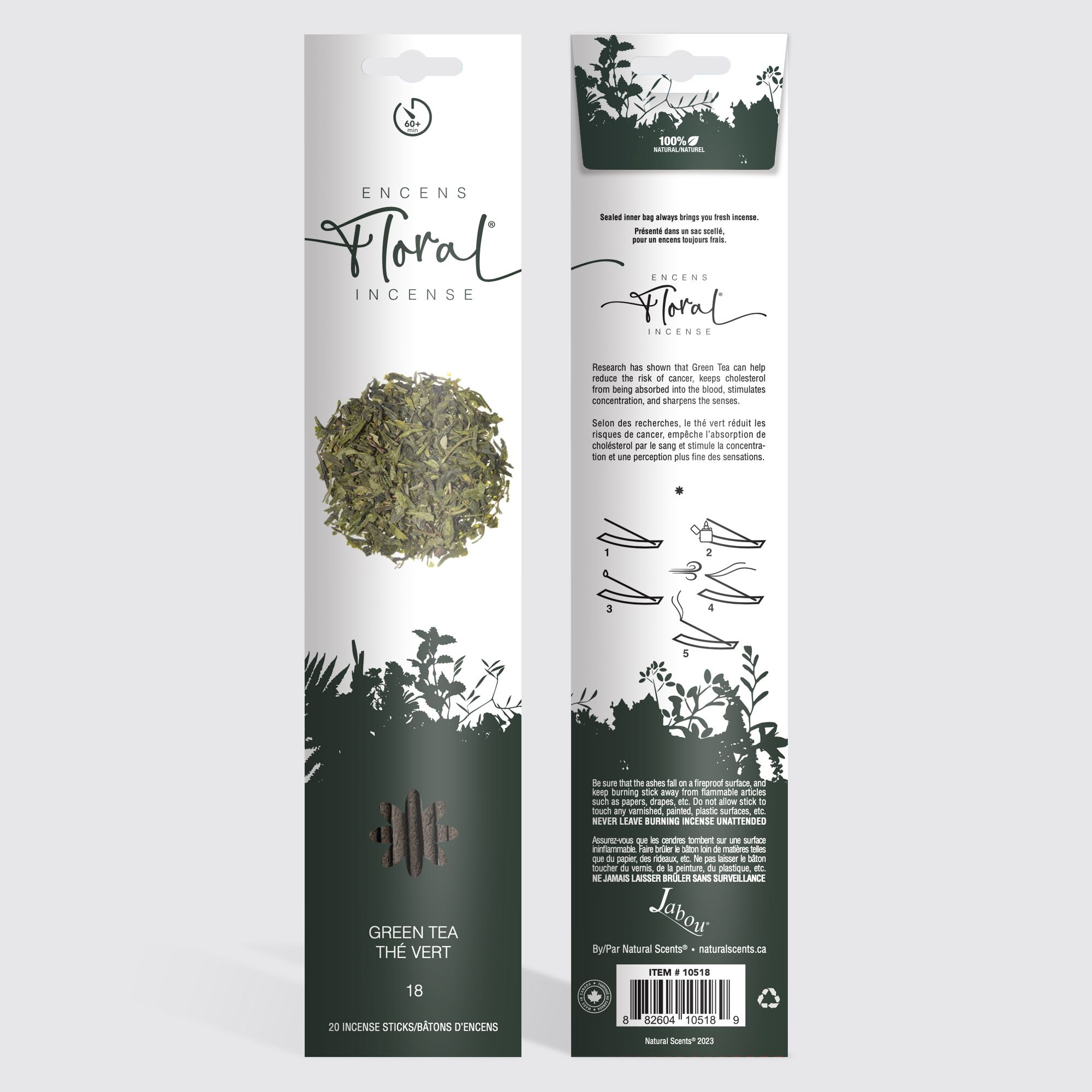 Jabou™ Floral 18 Green Tea Incense #10518