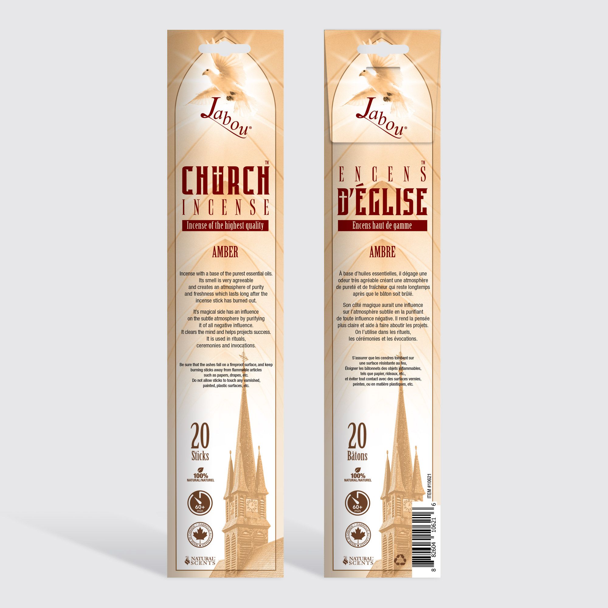 Jabou™ Church Incense™ #01 Amber
