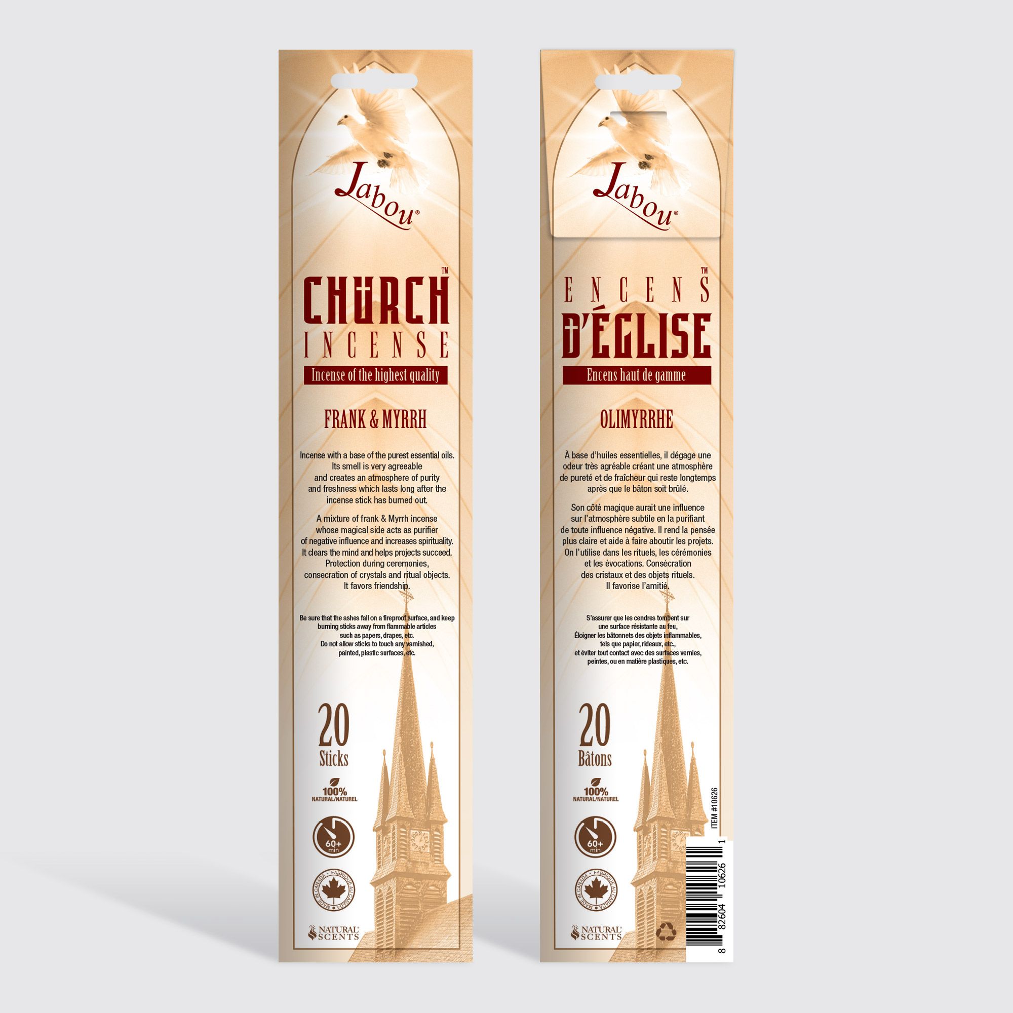 Jabou™ Church Incense™ #06 Frank & Myrrh