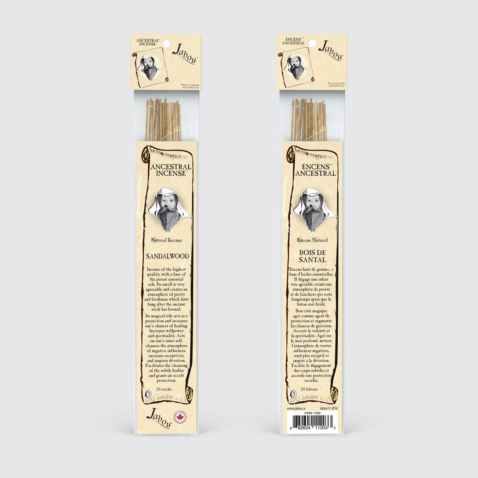 Jabou™ Ancestral #03 Sandalwood Incense