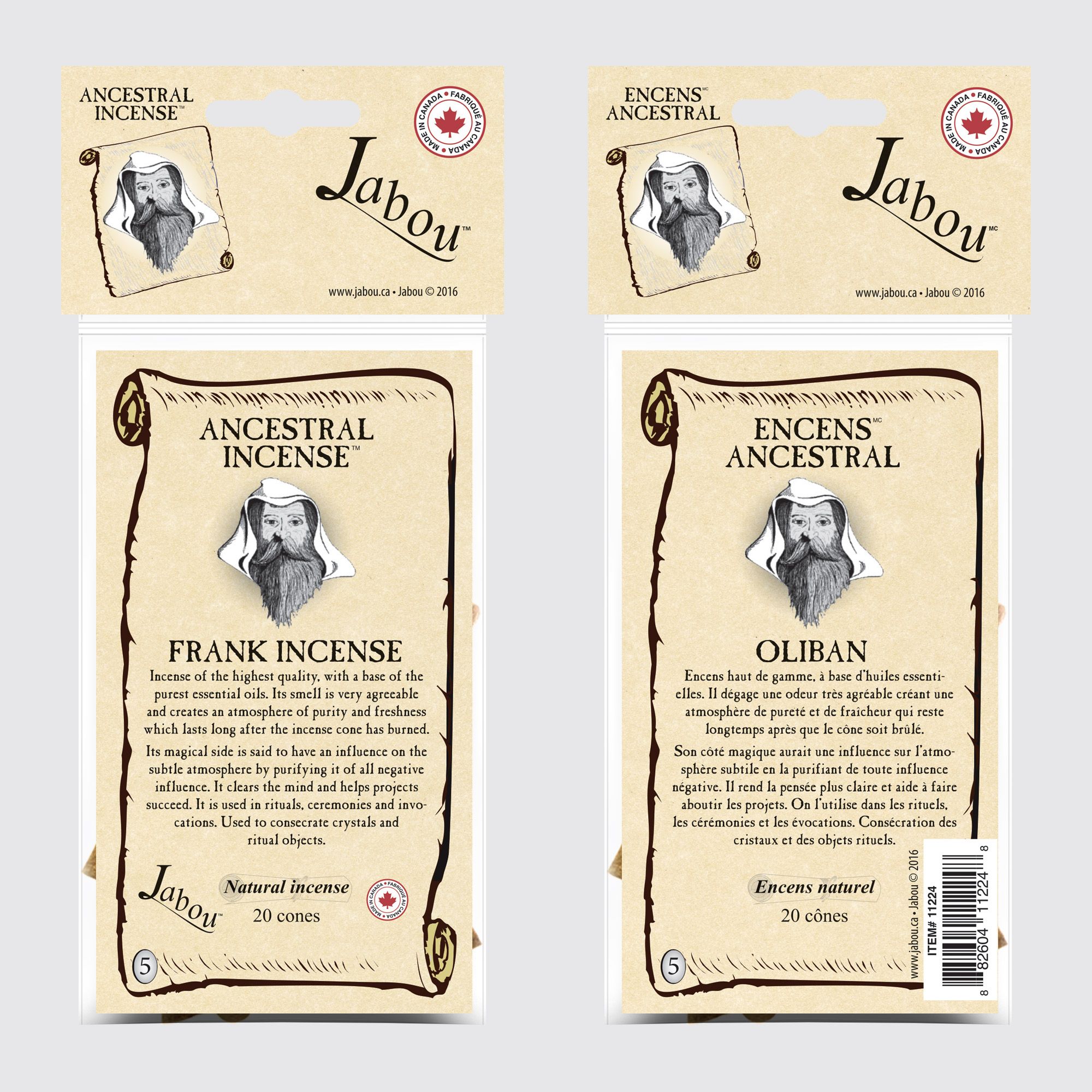Jabou™ Ancestral Incense Cones #05 Frankincense