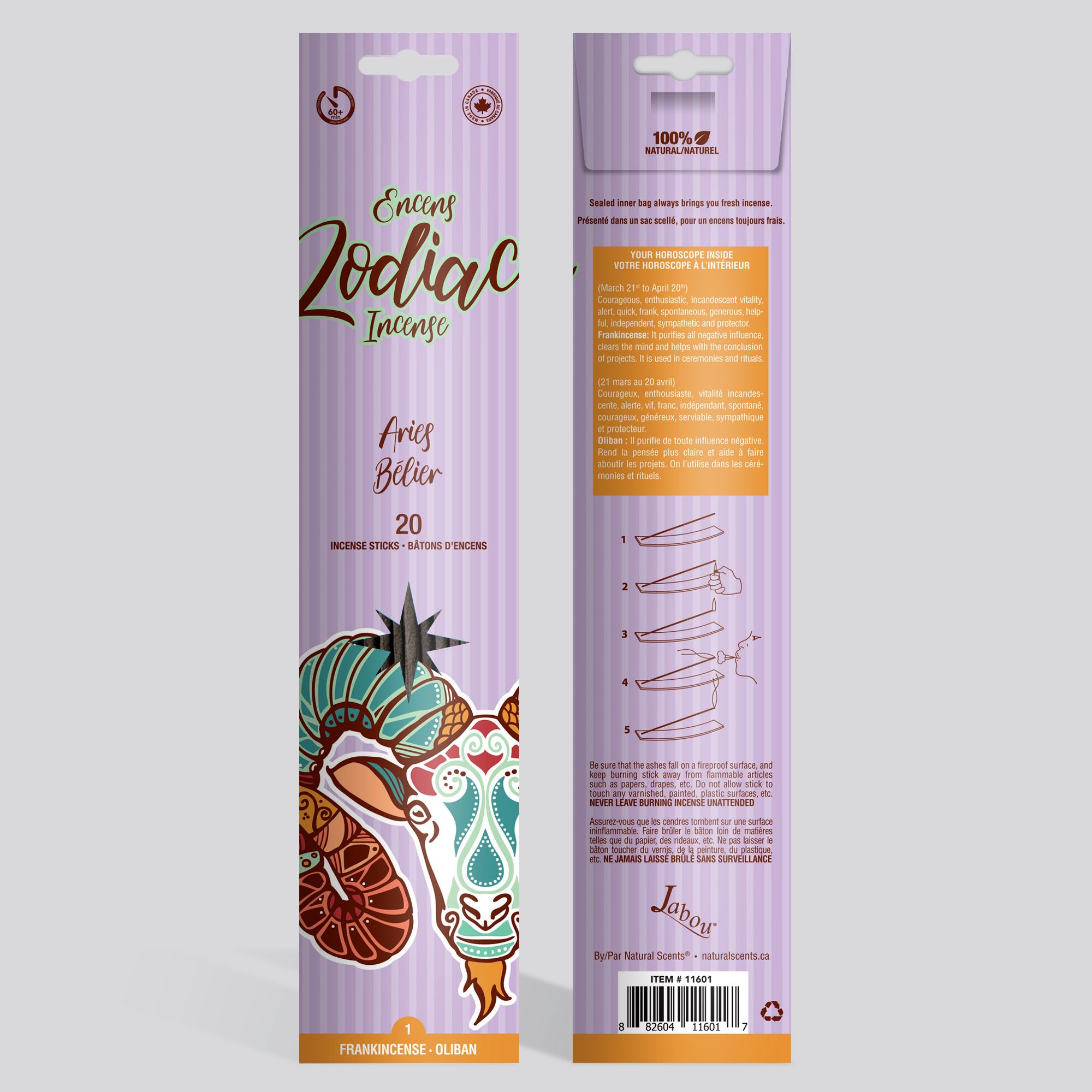 Jabou™ Zodiac #01 Aries Incense Item #11601