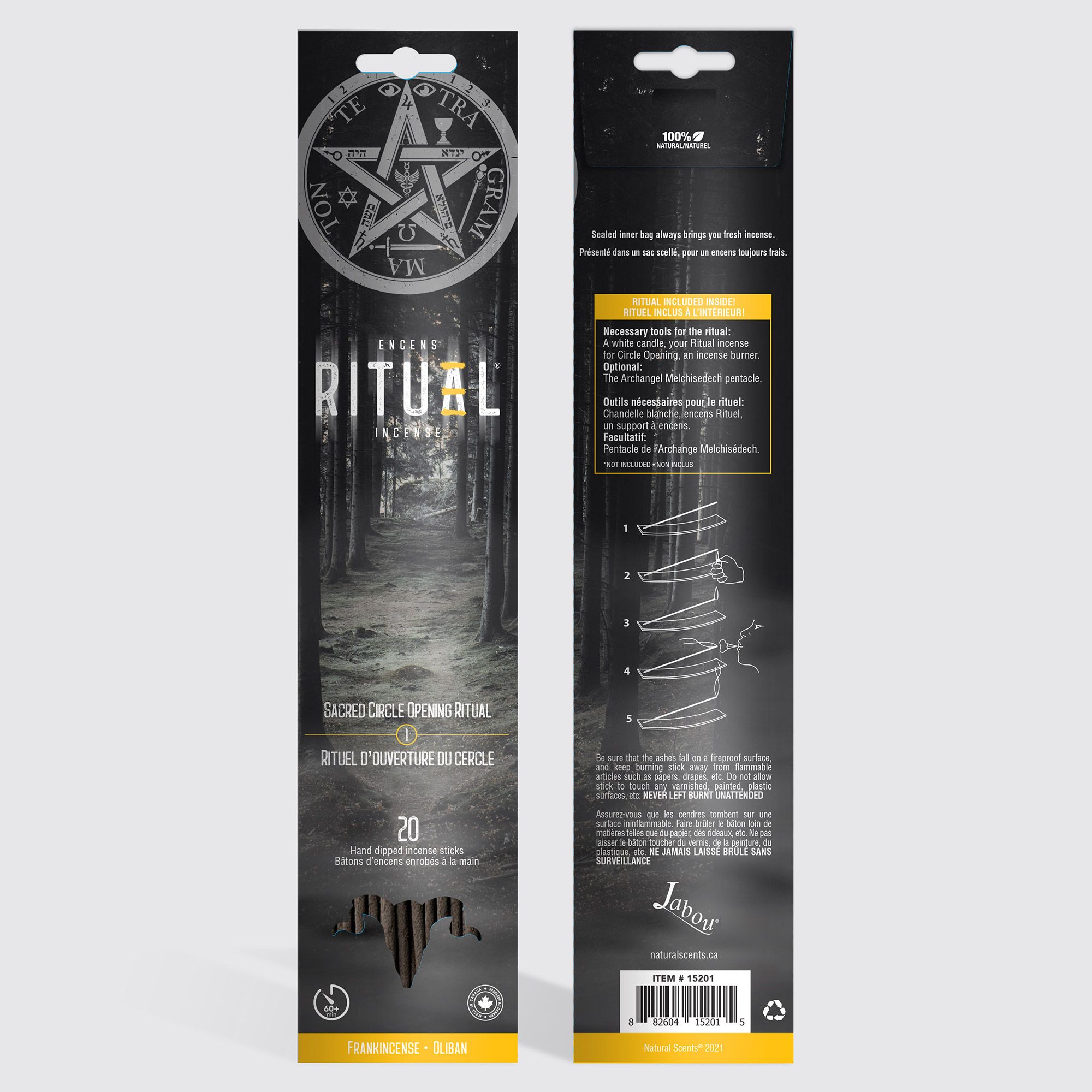 Jabou™ Ritual Incense #01 Sacred Circle Opening #15201