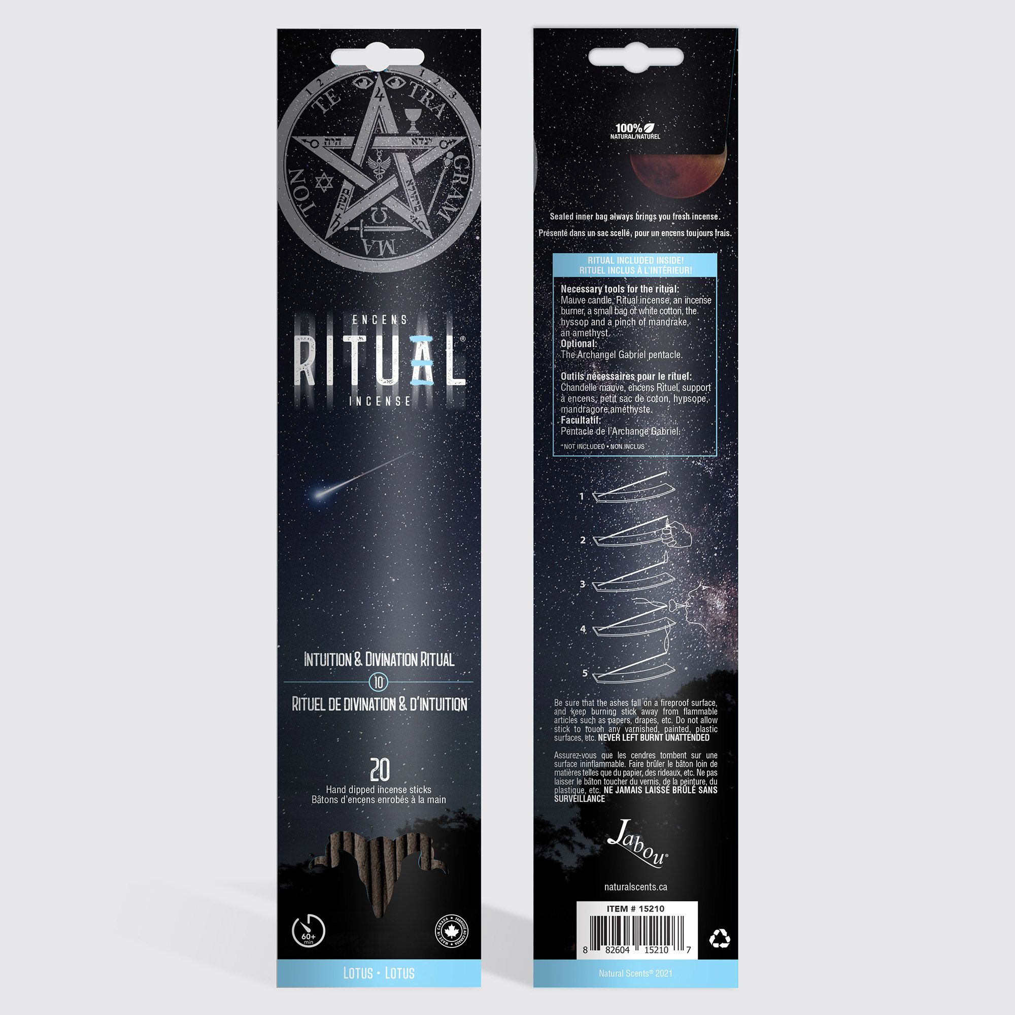 Jabou™ Ritual Incense #10 Intuition & Divination #15210