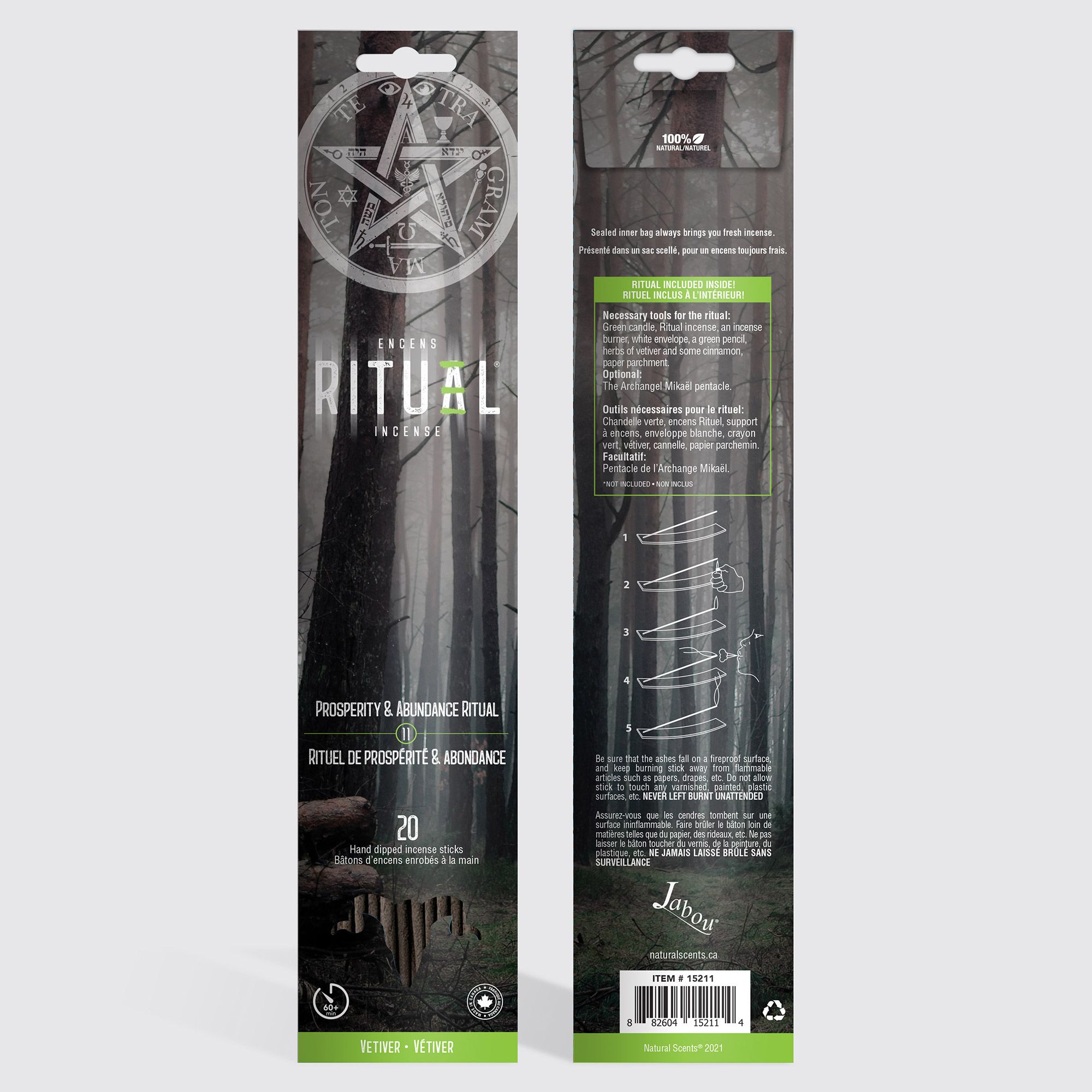 Jabou™ Ritual Incense #11 Prosperity & Abundance #15211