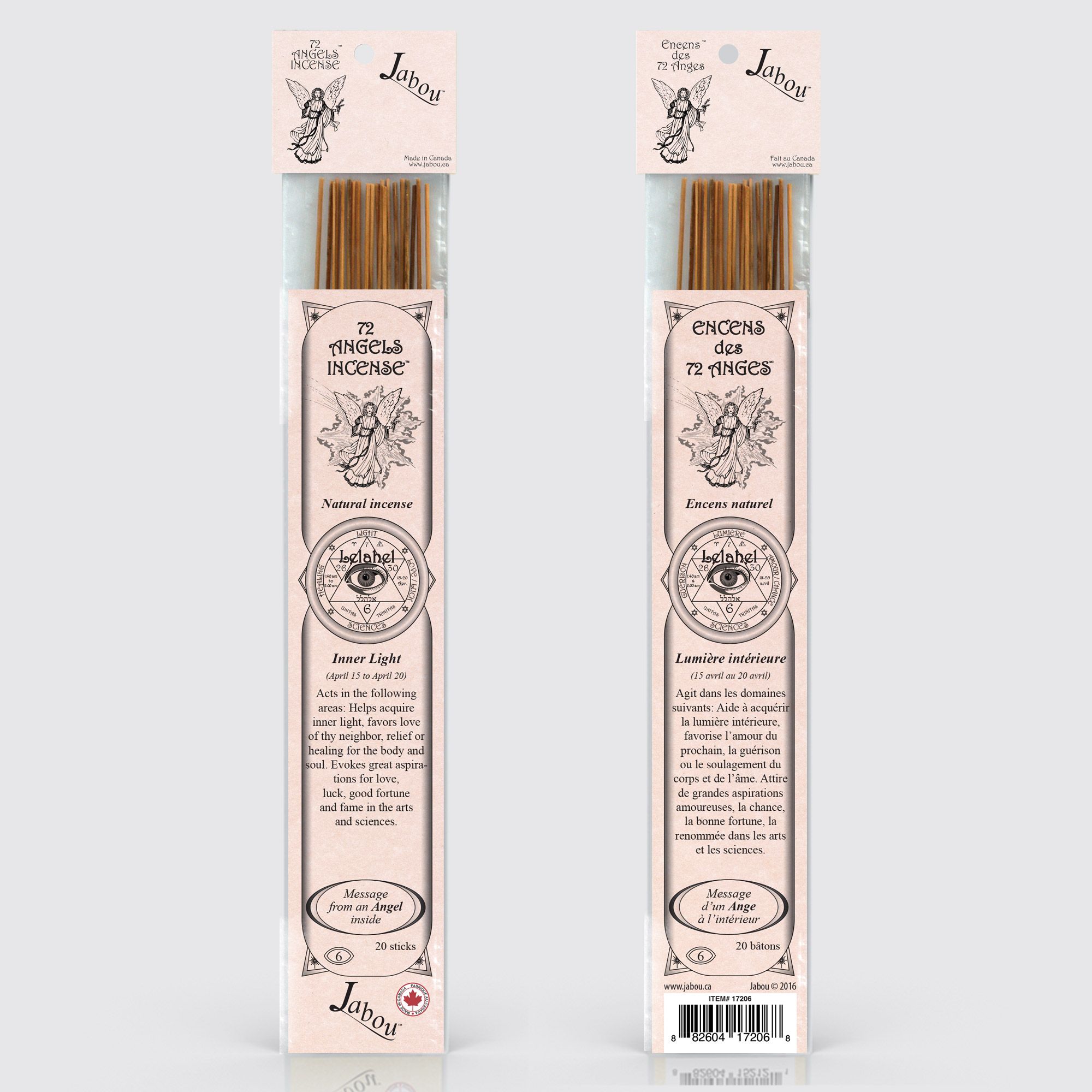 Jabou™ 72 Angels #06 Inner Light Incense