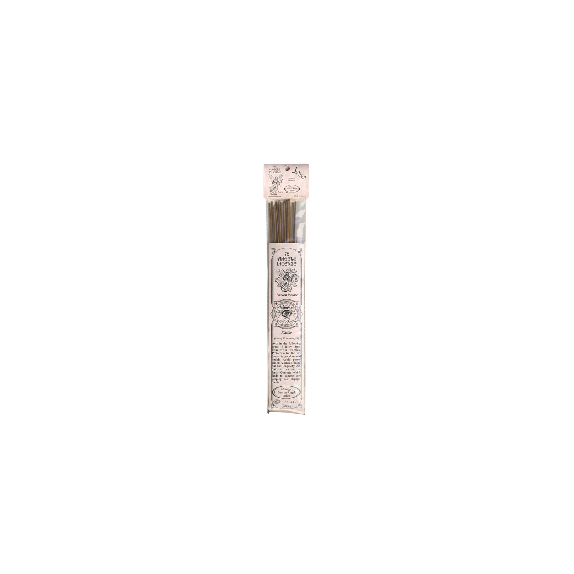 Jabou™ 72 Angels #60 Fidelity Incense