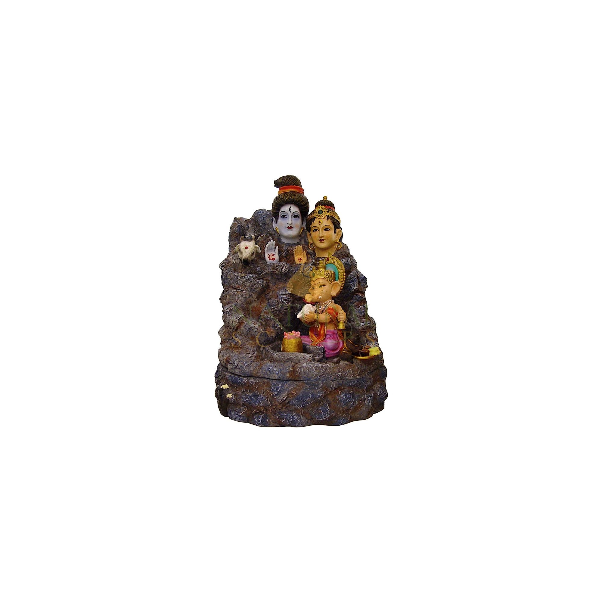 Krishna / Ganesh on Mountain Fountain