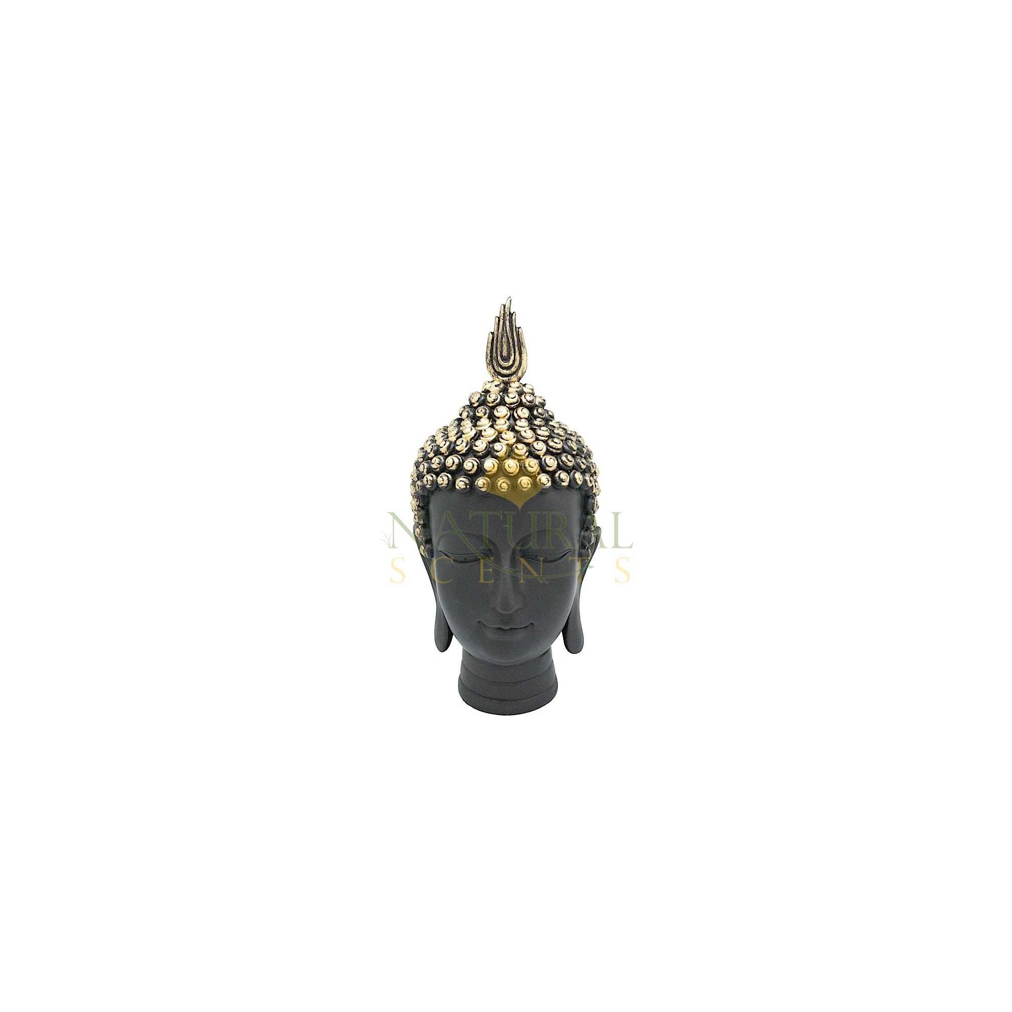 Gold & Black Buddha Head