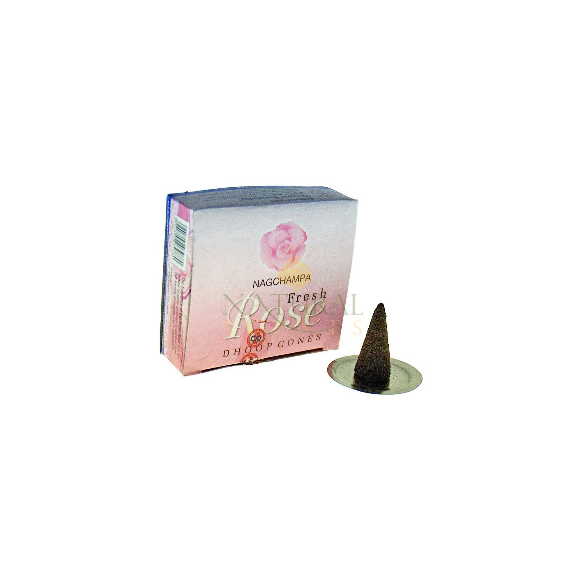 Satya® Fresh Rose Dhoop Cones