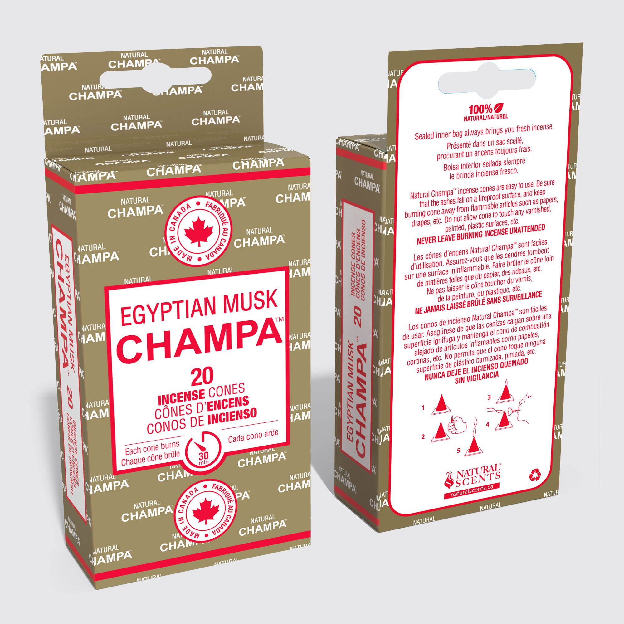 Egyptian Musk Champa™ Regular Cones #51820