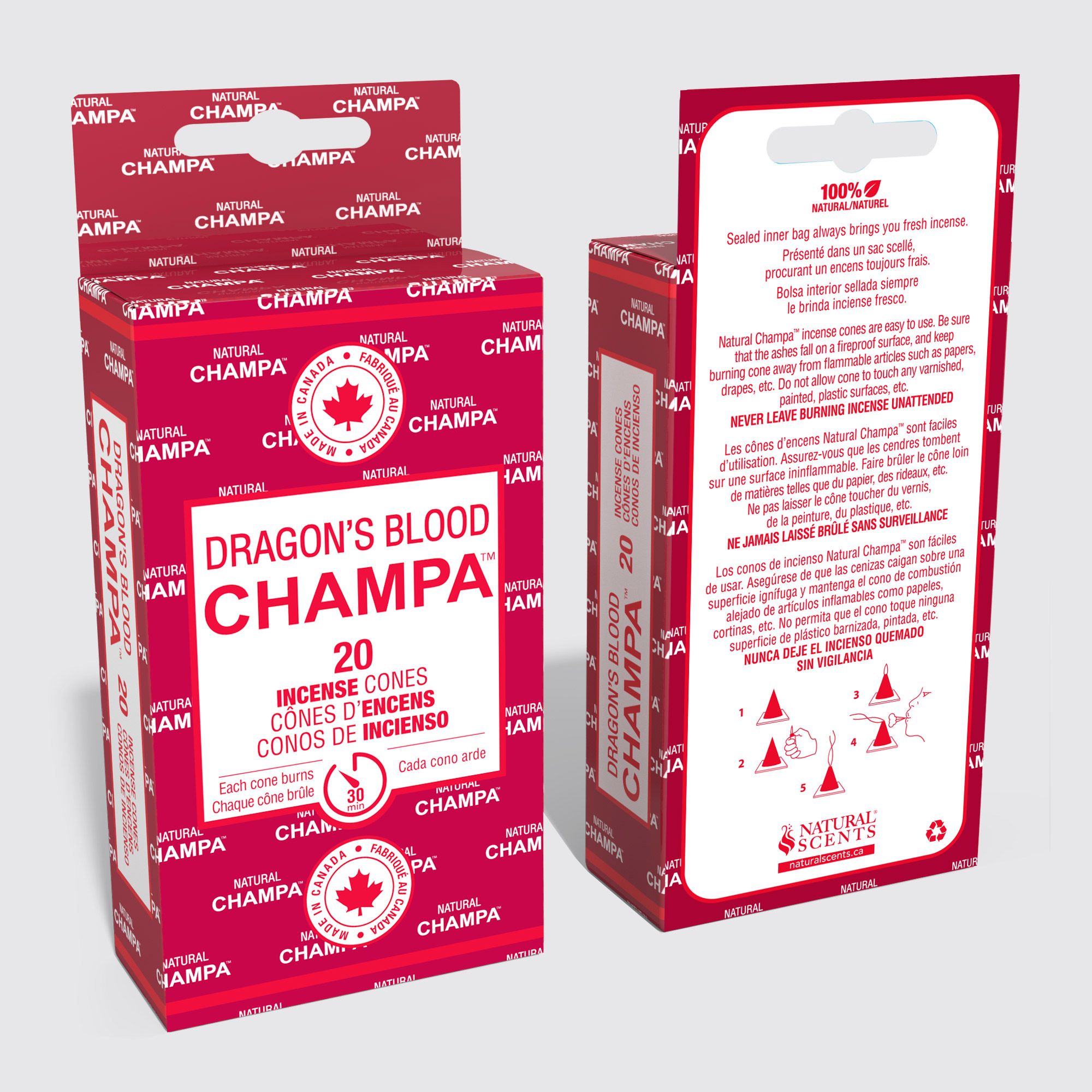 Dragon's Blood Champa™ Regular Cones #51822