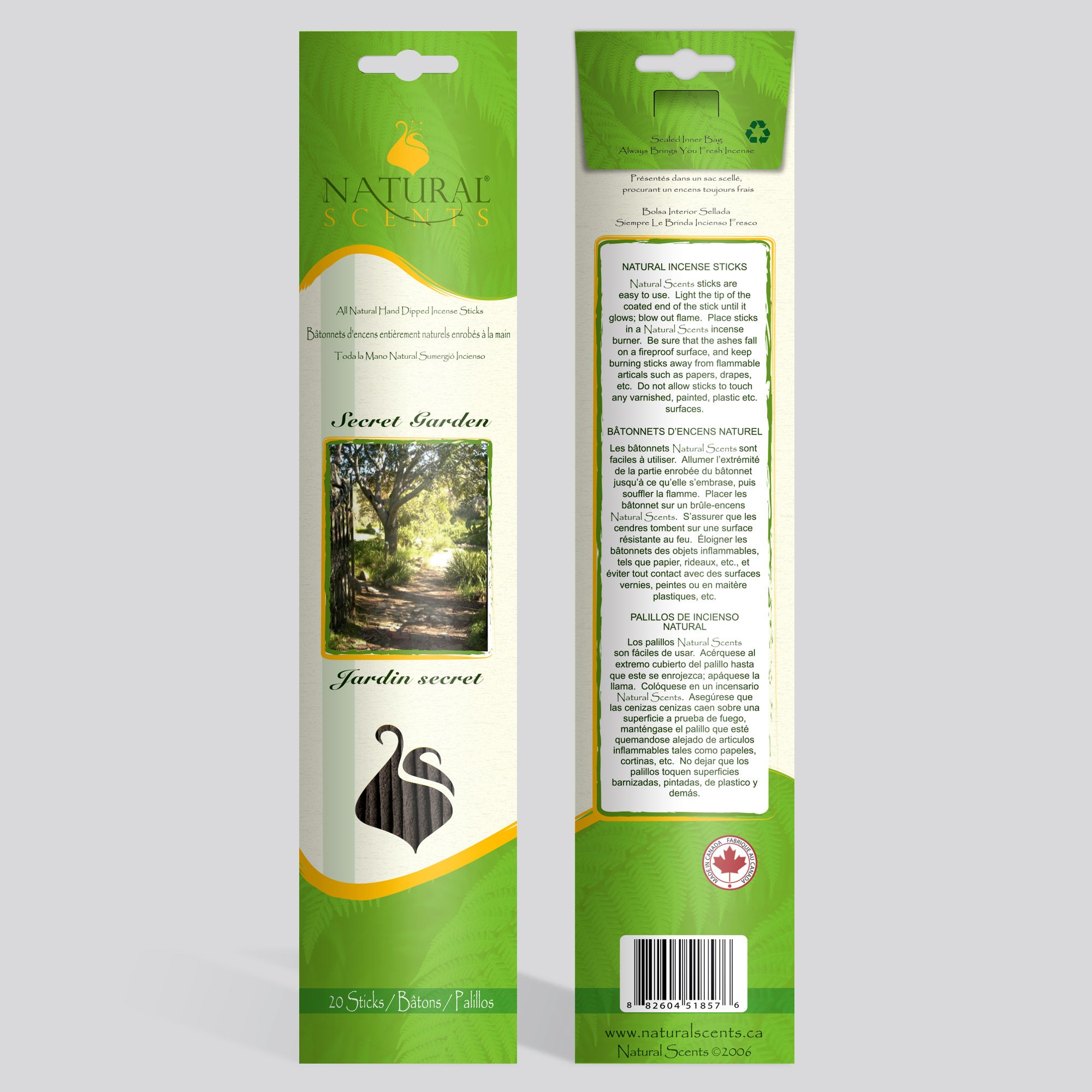 Natural Scents® Secret Garden Regular Incense Sticks #51857