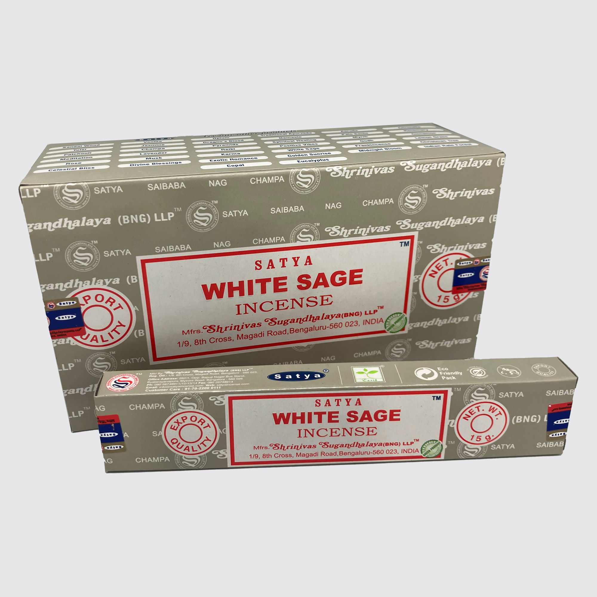SATYA® California White Sage 15 gm (Per Piece) Item #51875