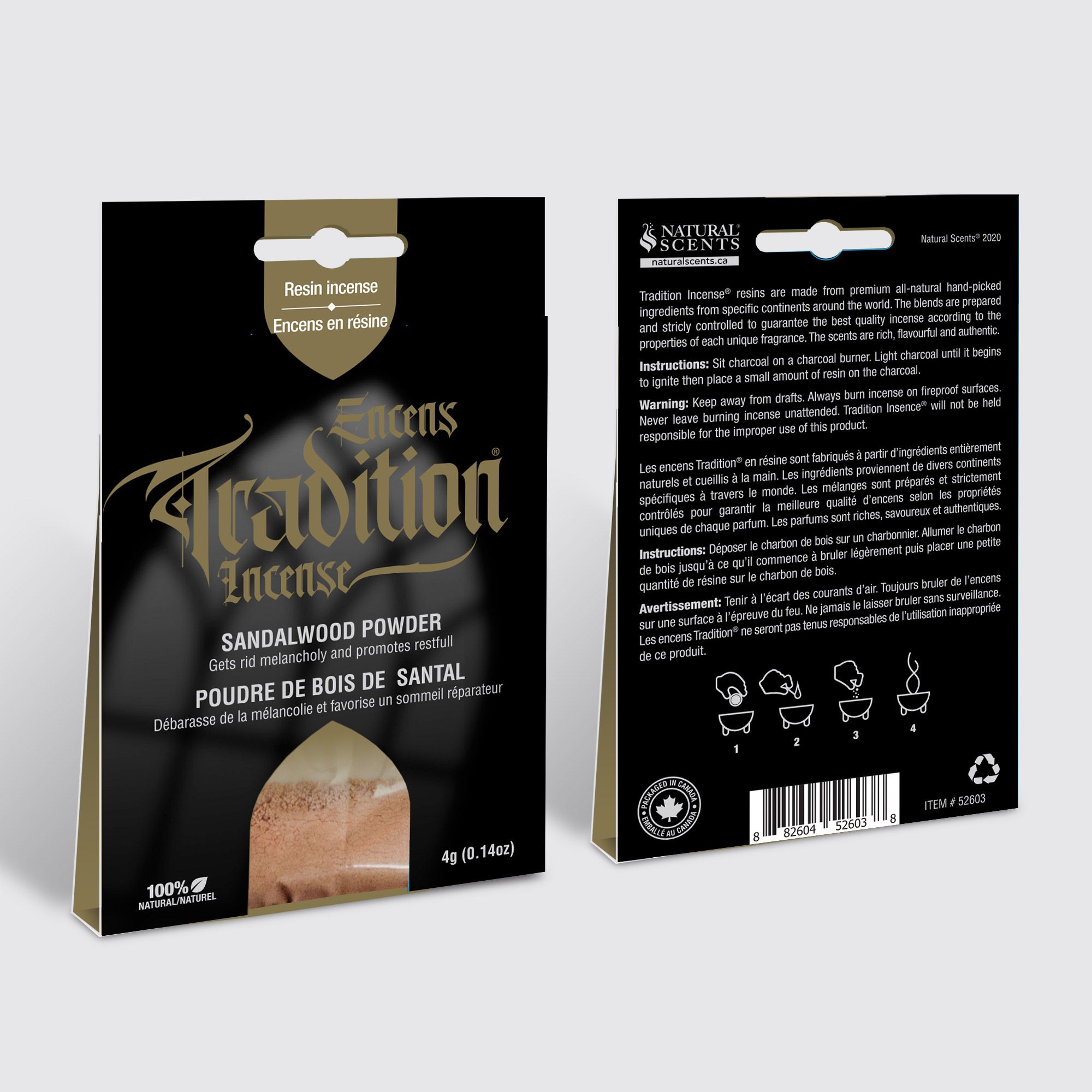 Tradition Incense®  Sandalwood Powder Resin