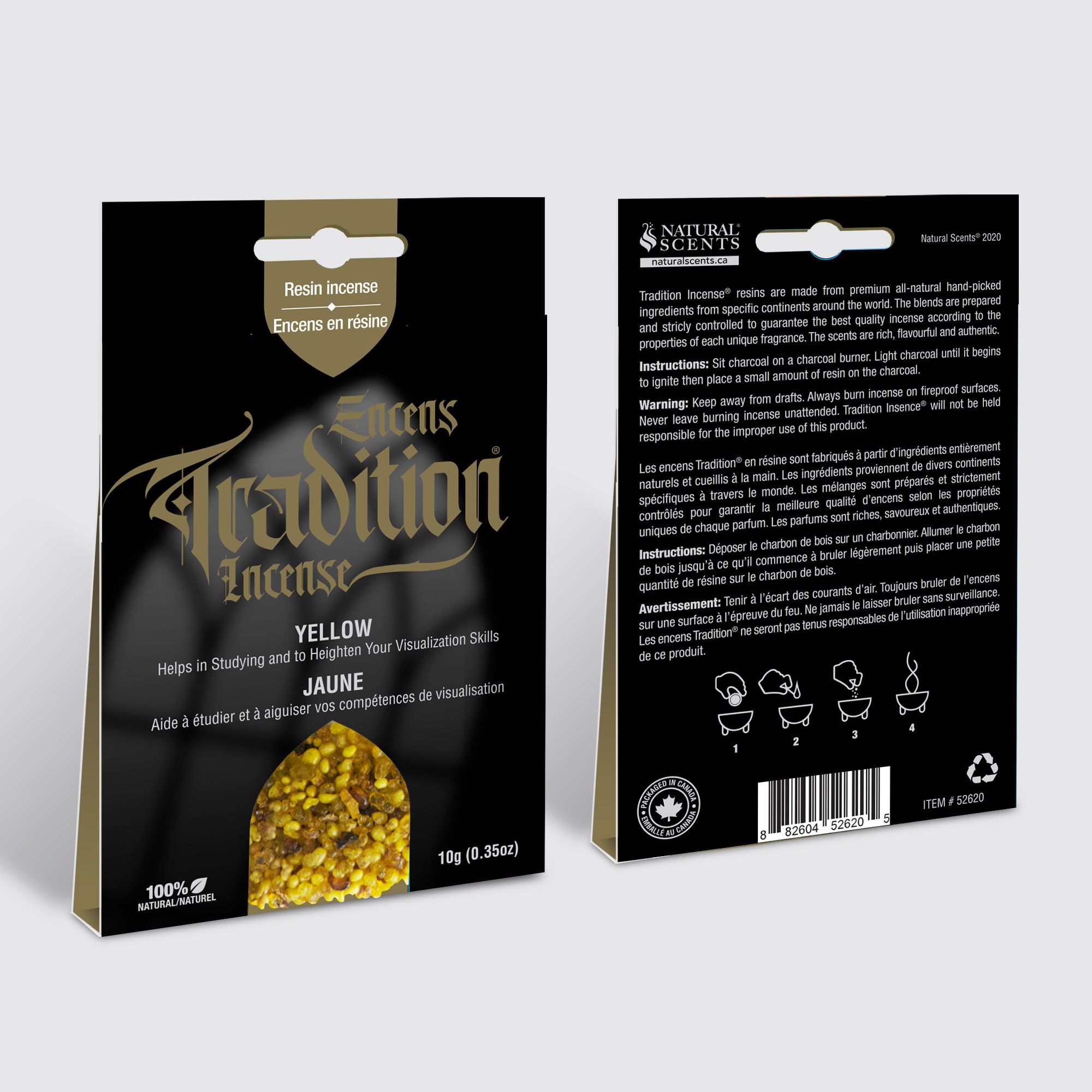 Tradition Incense® Yellow Resin