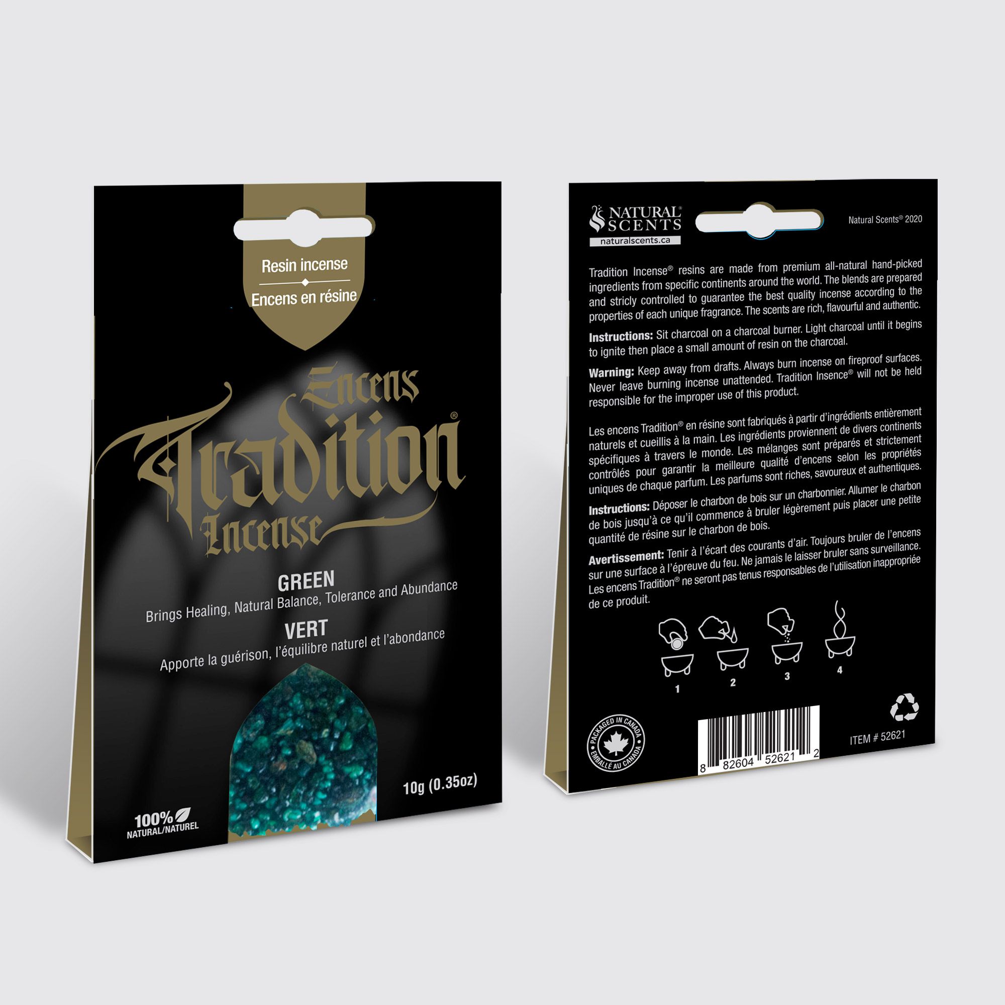 Tradition Incense® Green Resin