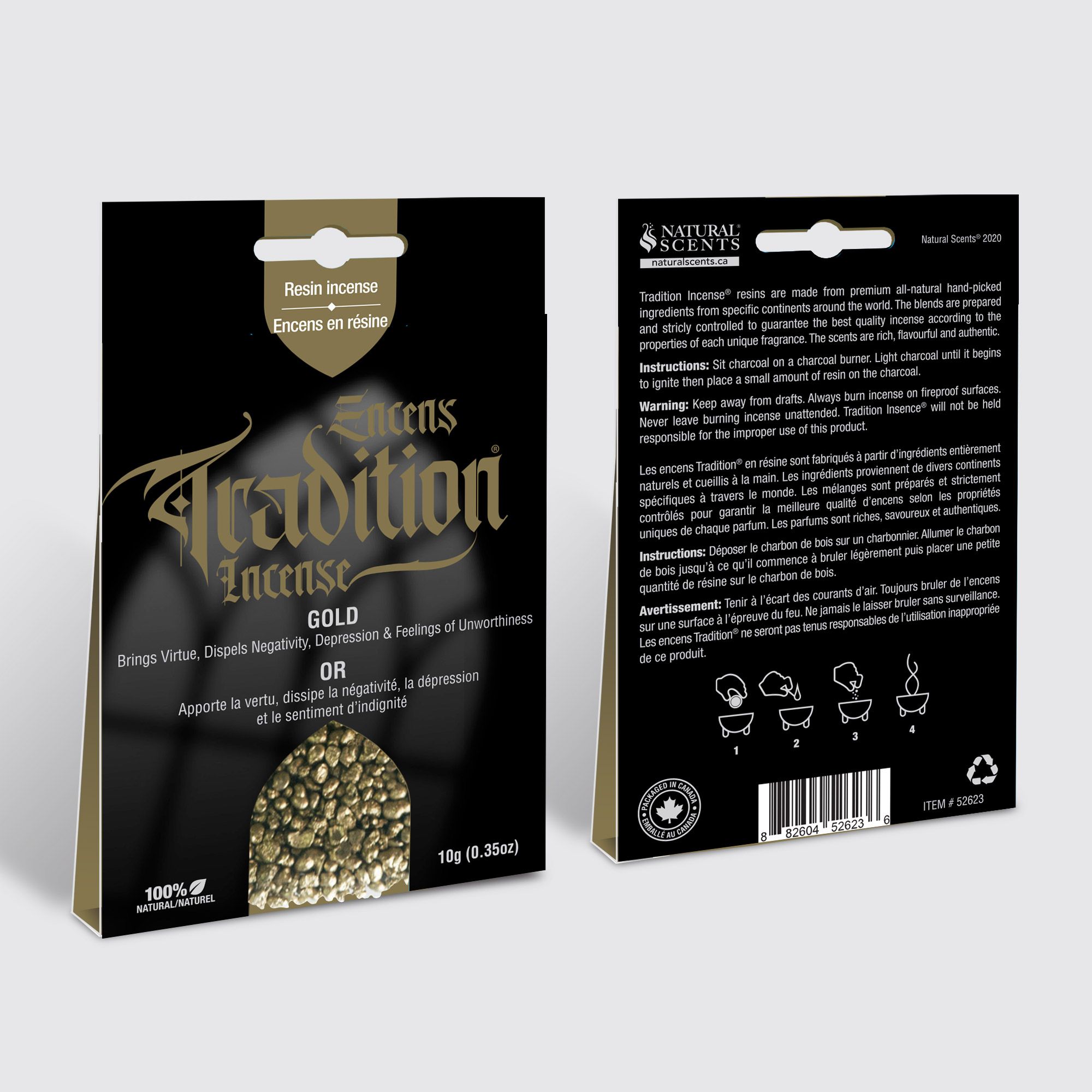 Tradition Incense® Gold Resin