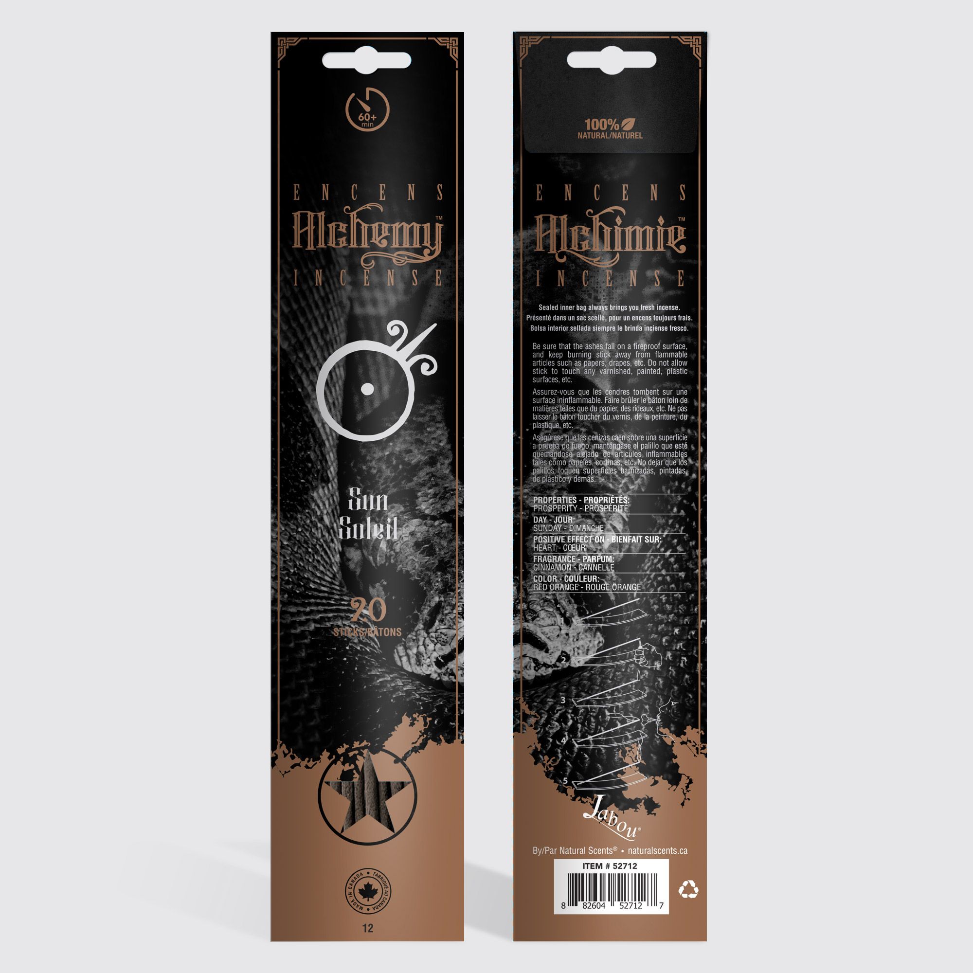 Jabou™ Alchemy Sun Incense Sticks