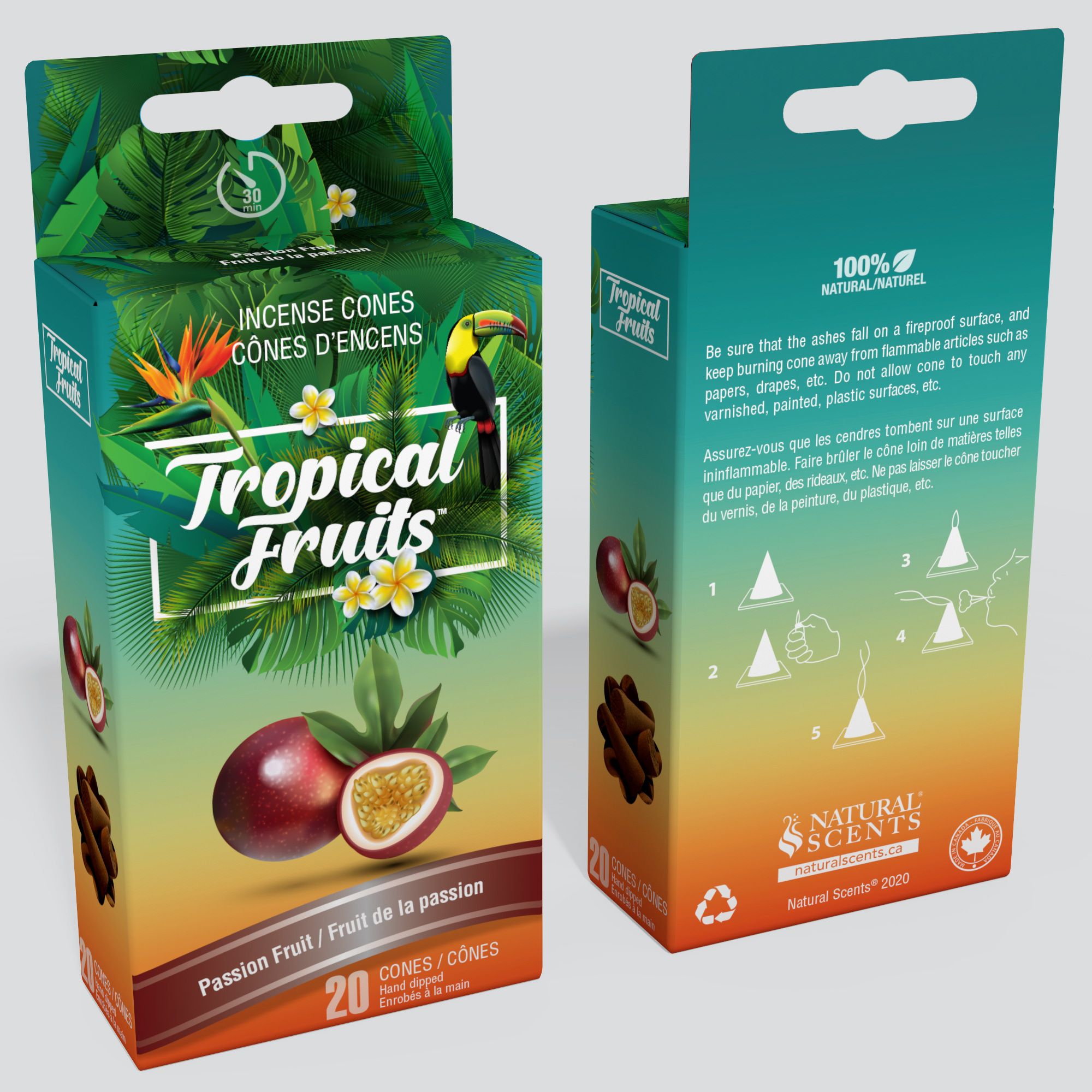 Tropical Fruits™ Passion Fruit Incense Cones