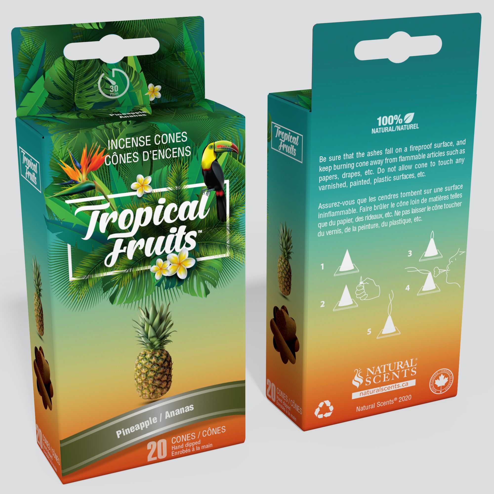 Tropical Fruits™ Pineapple Incense Cones