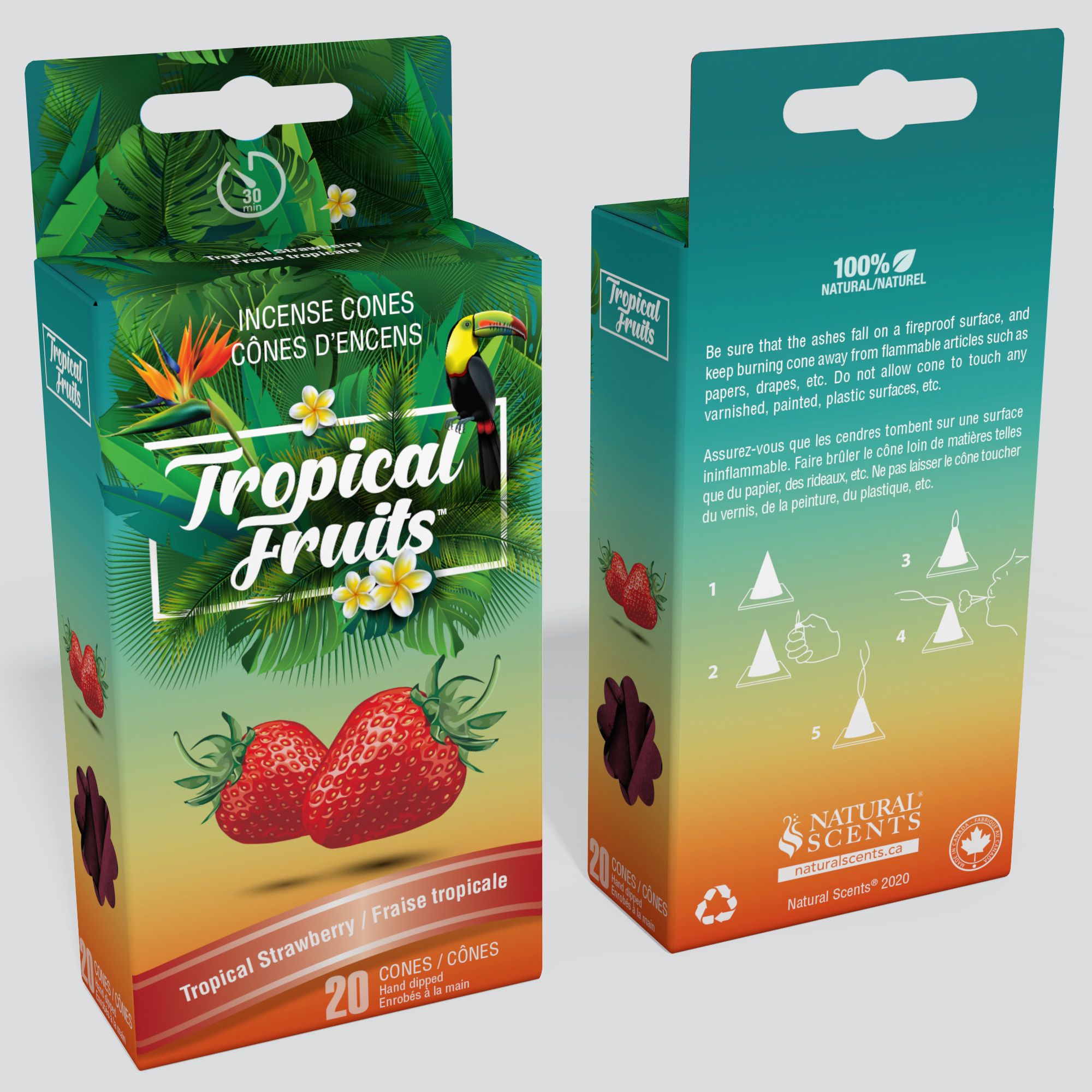 Tropical Fruits™ Tropical Strawberry Incense Cones
