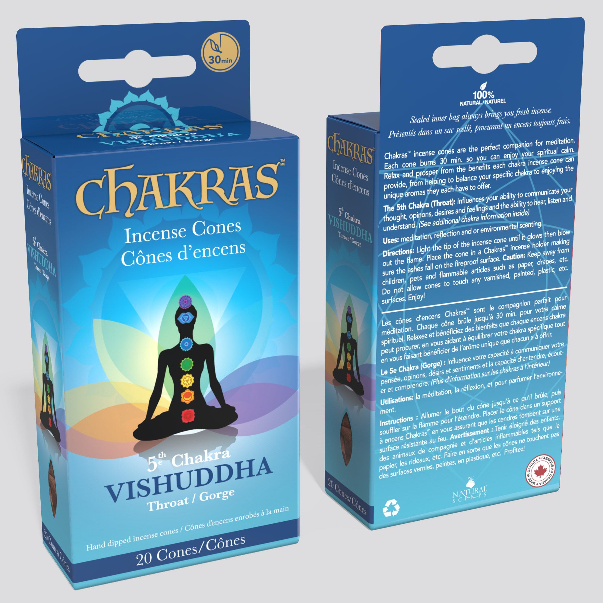 Chakras™ Cones 5th Chakra (Throat)
