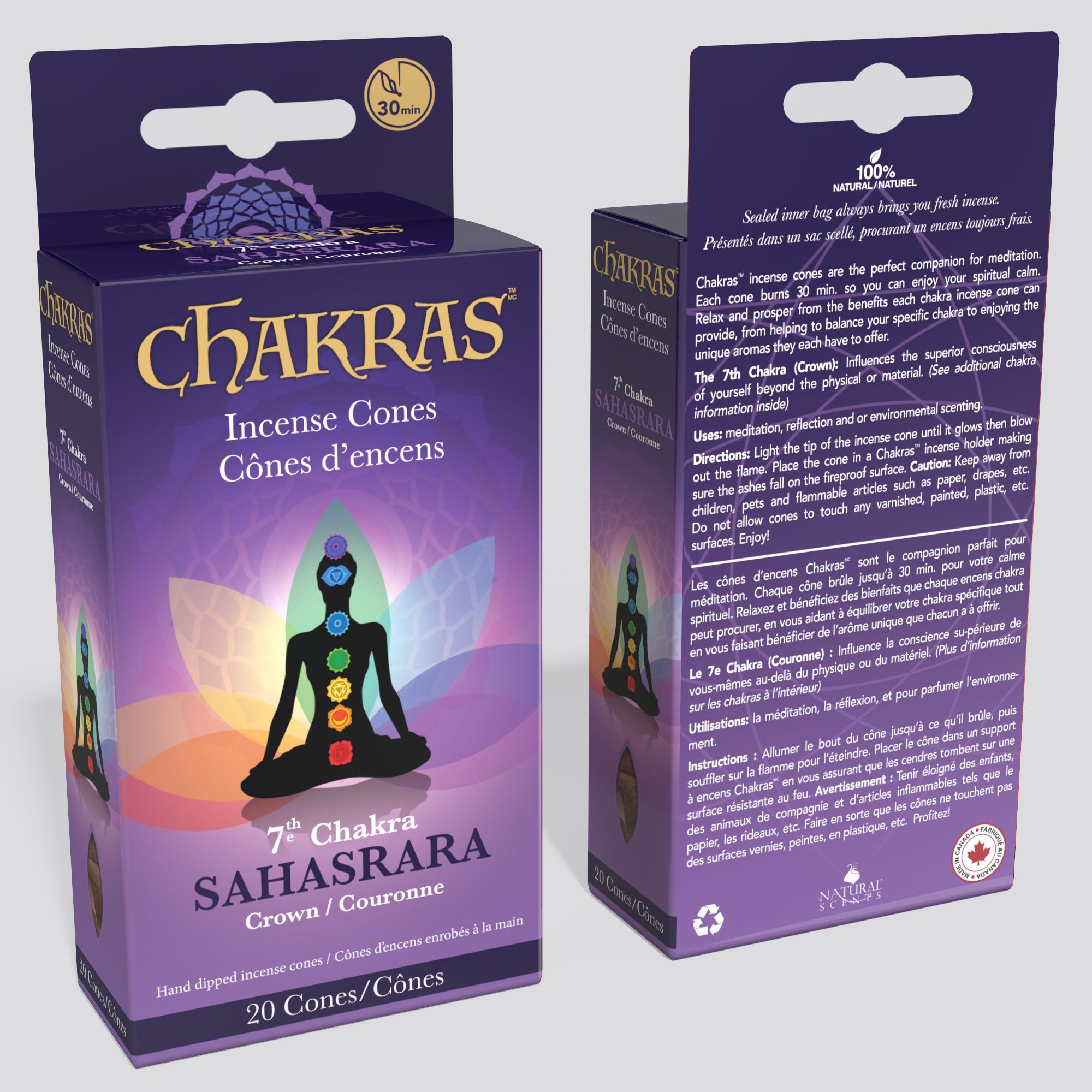 Chakras™ Cones 7th Chakra (Crown)
