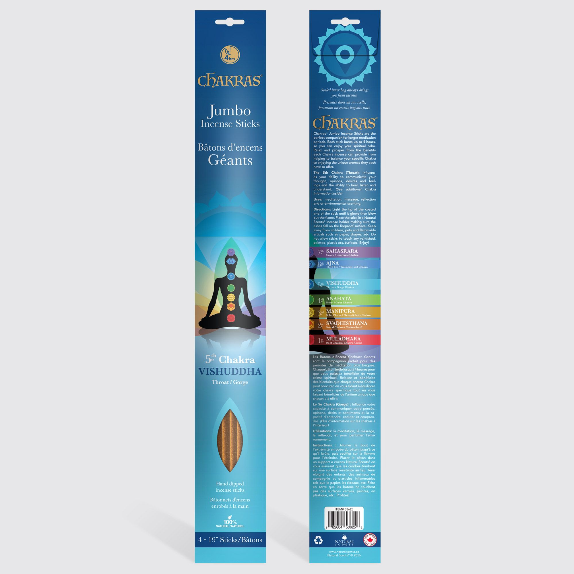 Chakras™ Jumbo Sticks 5th Chakra