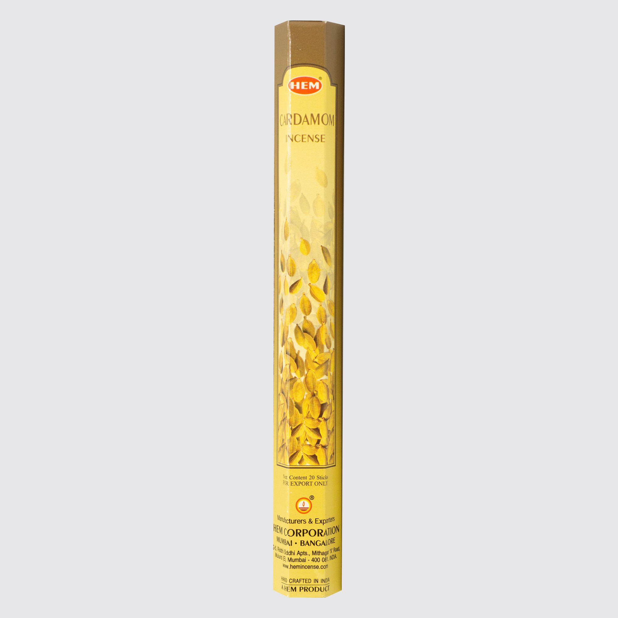  HEM® Cardamom Hexa Incense Sticks #54413