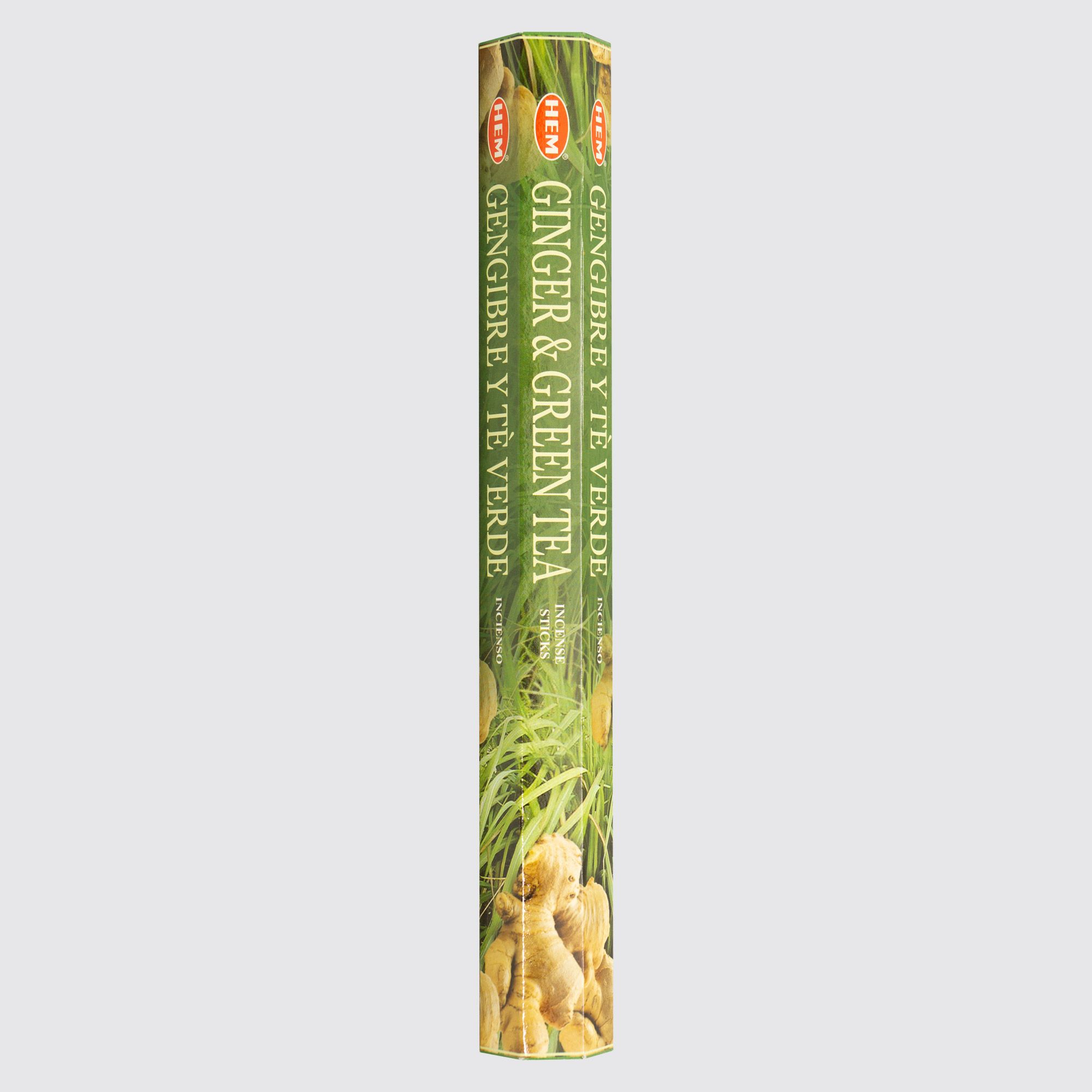 HEM® Ginger Green Tea Hexa Incense Sticks #54434