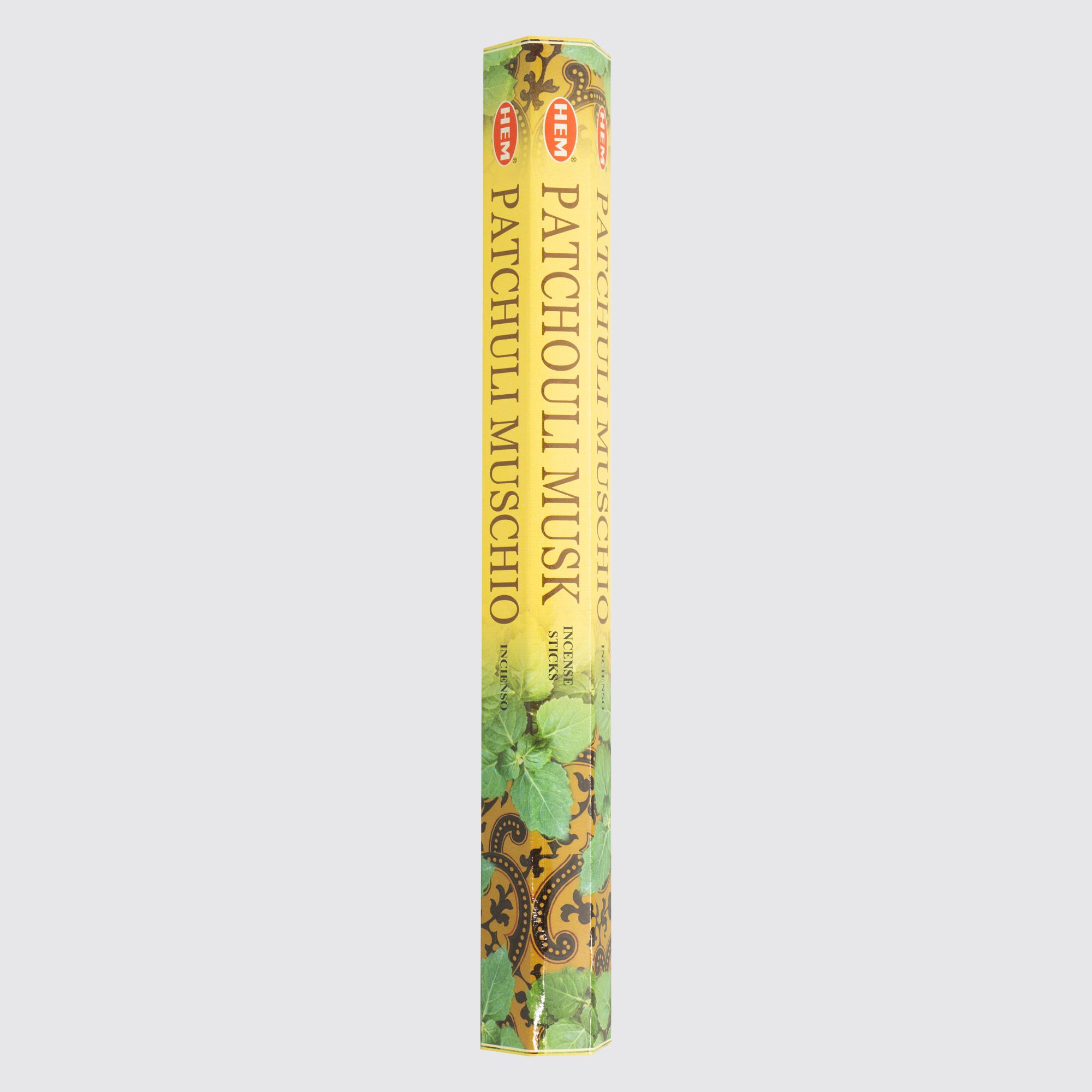 HEM® Patchouli Musk Hexa Incense Sticks #54457