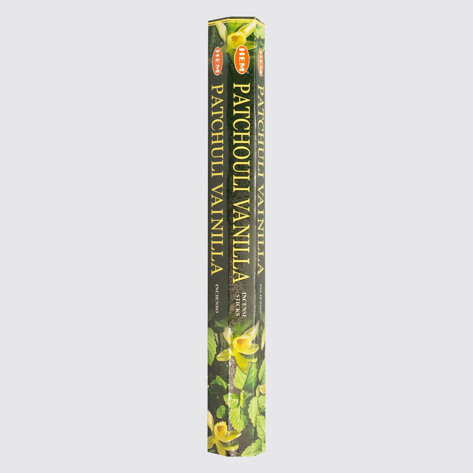 HEM® Patchouli Vanilla Hexa Incense Sticks #54458