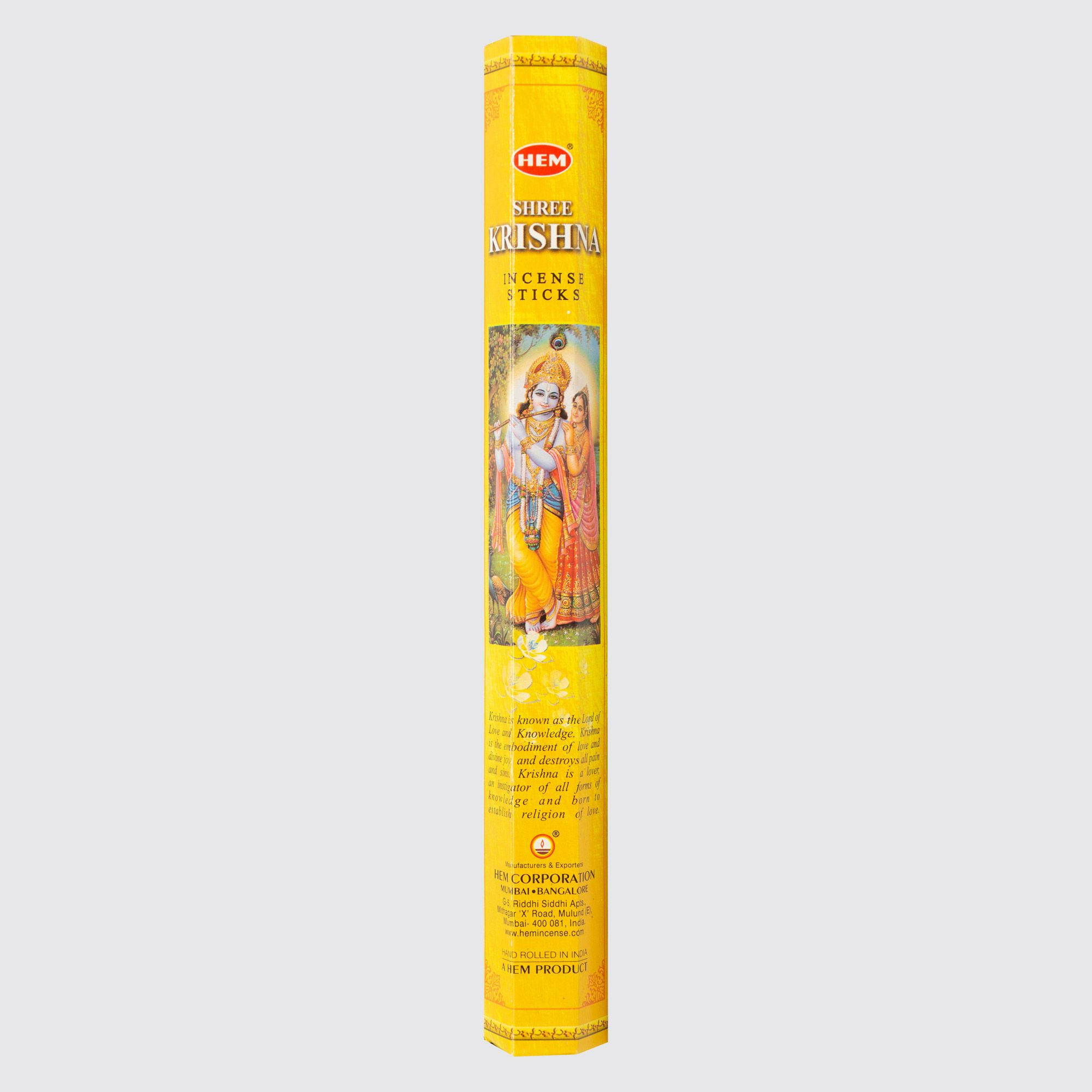 HEM® Shree Krishna Hexagonal Incense Sticks (Per Piece)
