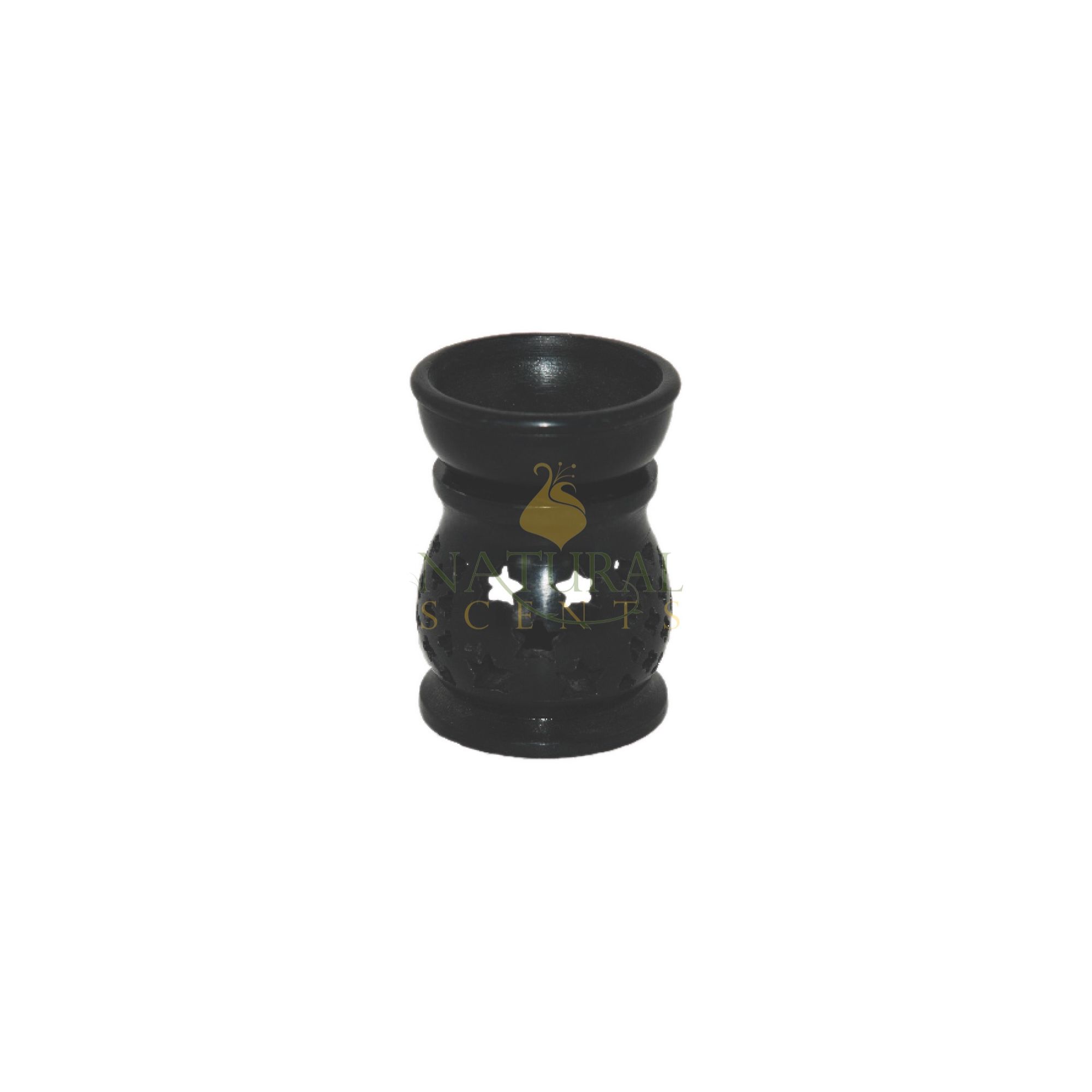 Soapstone Black Star Oil Burner Item #65114