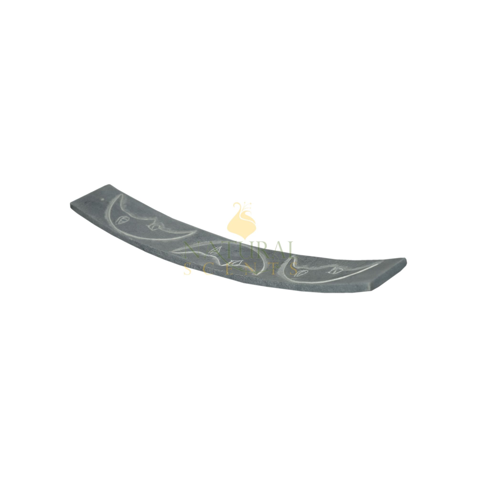 Soapstone Bent Moon Incense Burner Item #65121