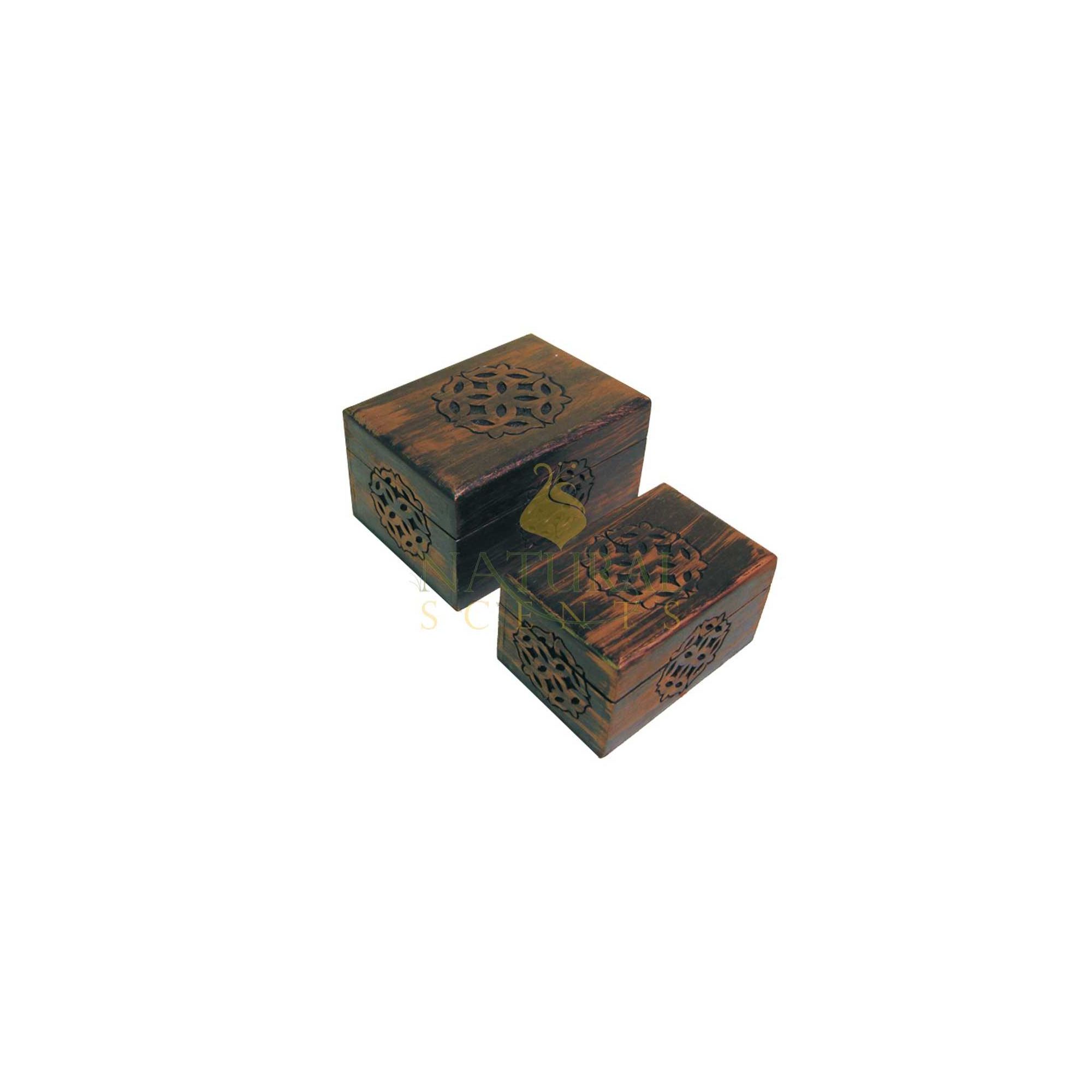 Floral Diagram Brown Box #85113