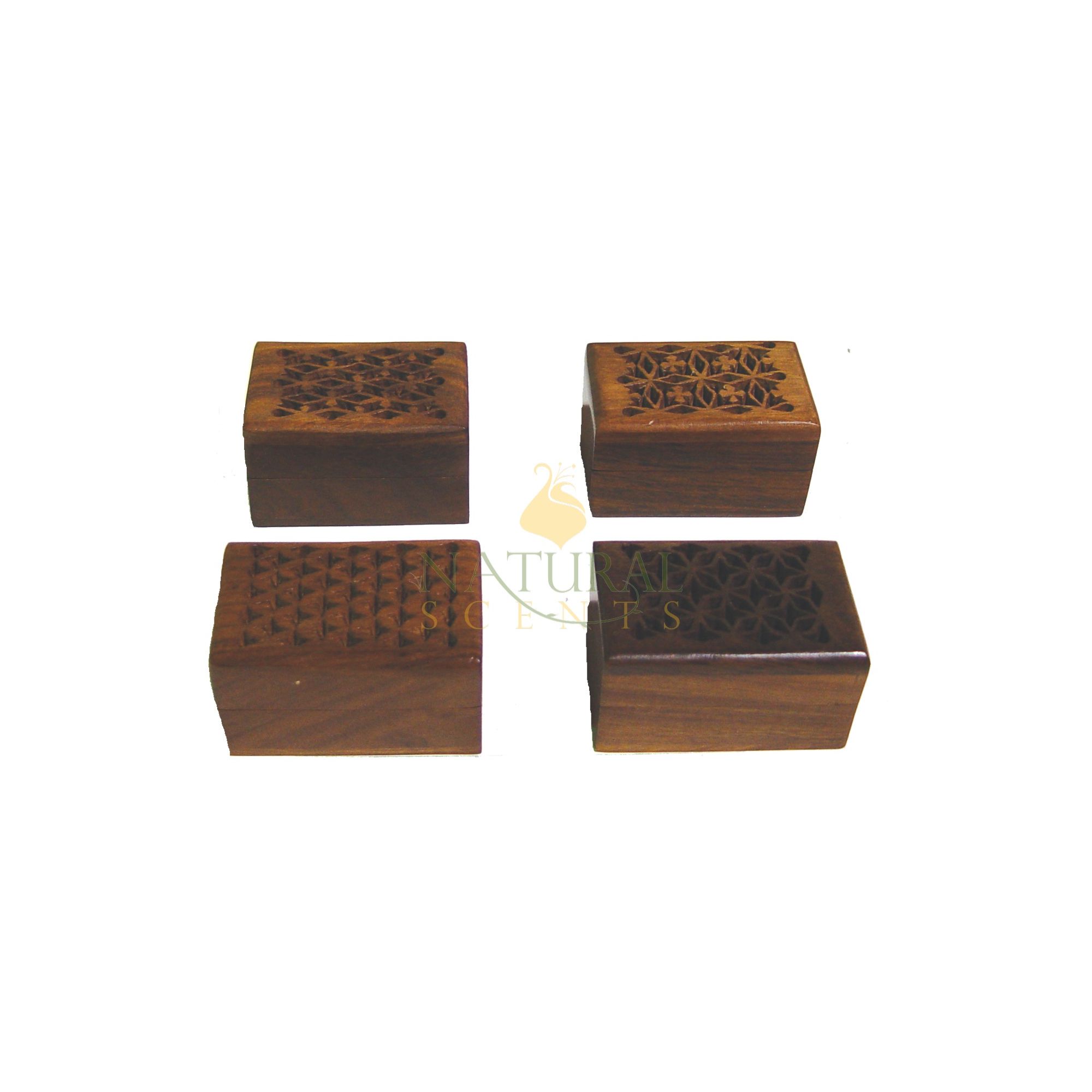 Random Design Pill Wooden Box 2