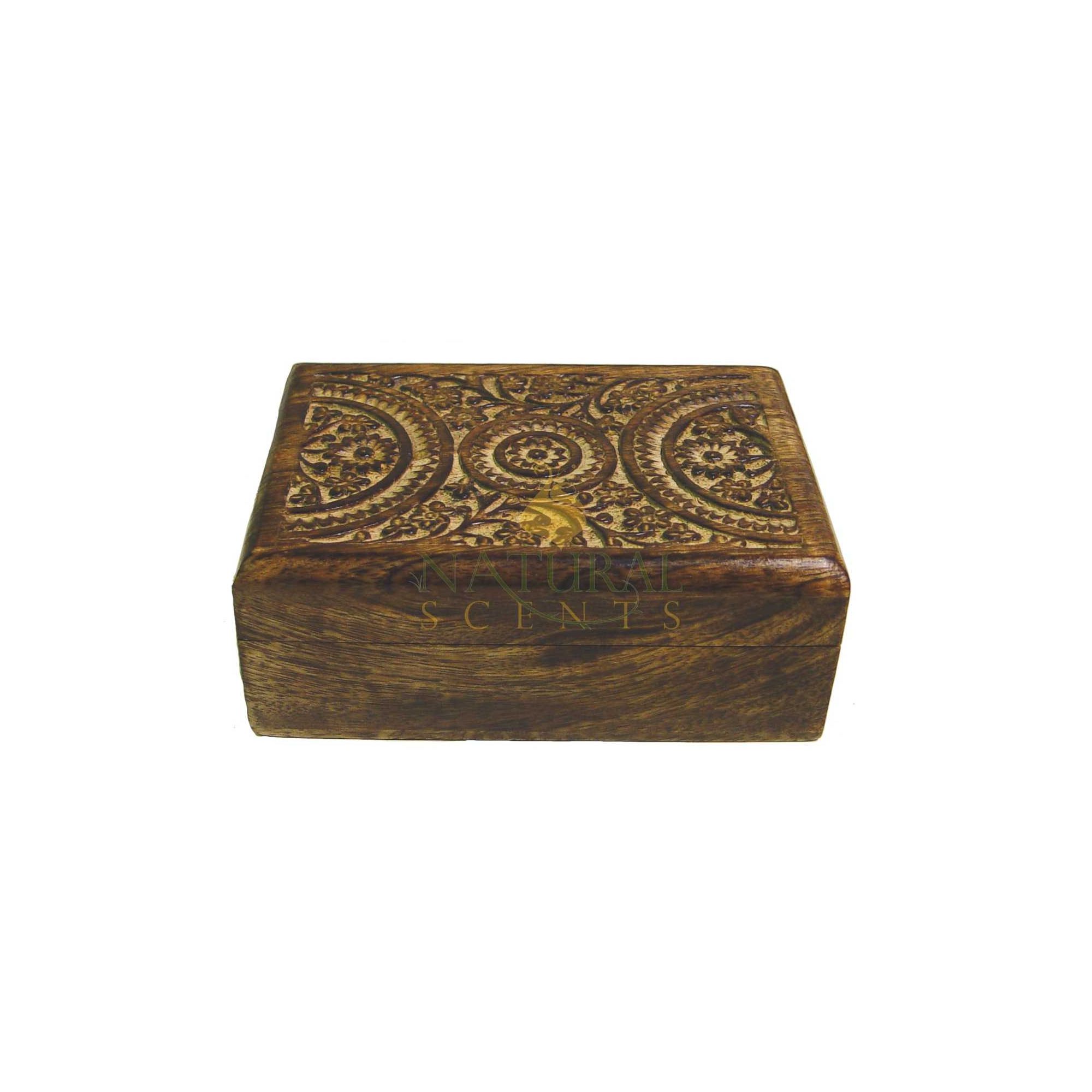 Flower Design Wooden Box #85134