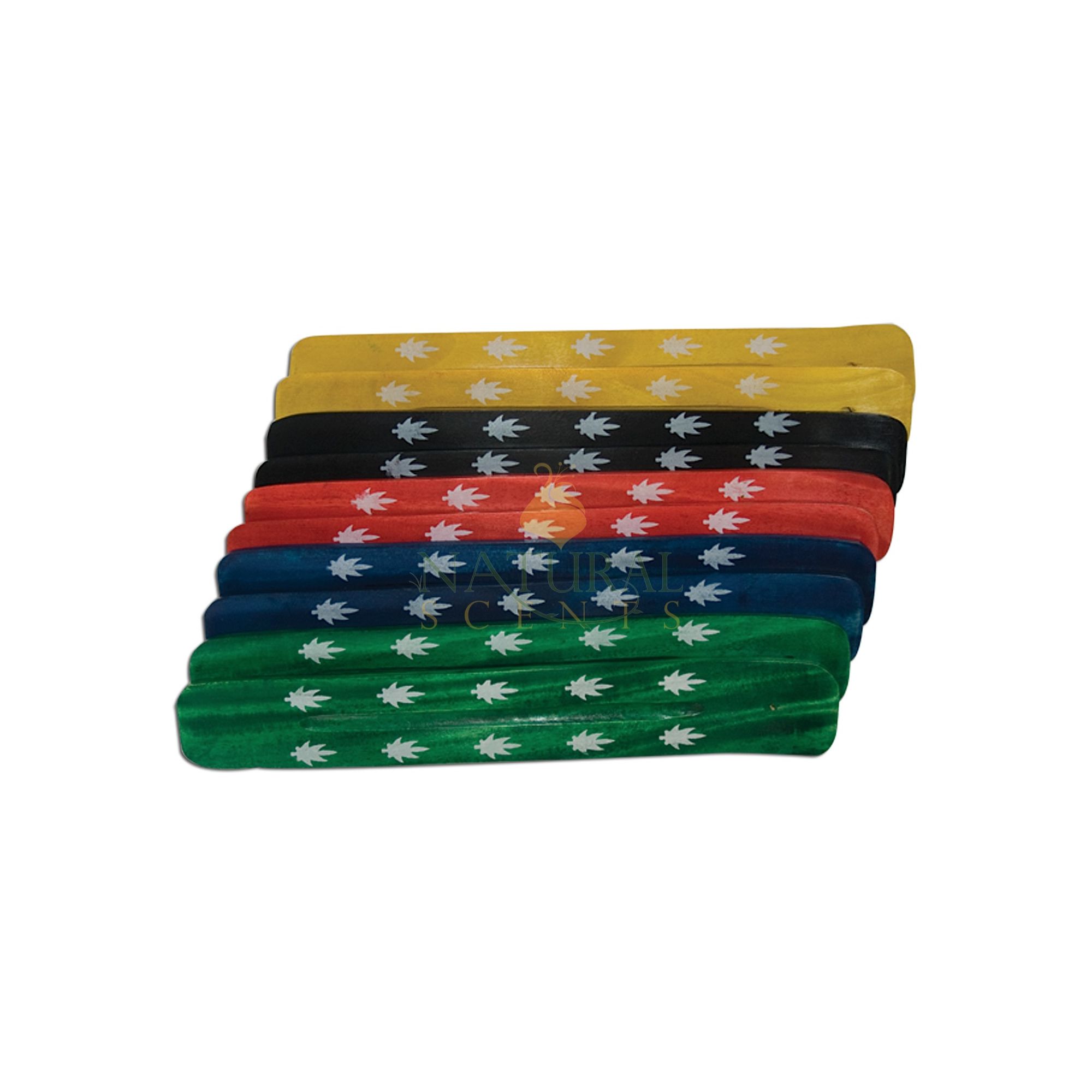 Assorted Colors Leaves Ashcatchers  (S/10) (Per Piece) #85154