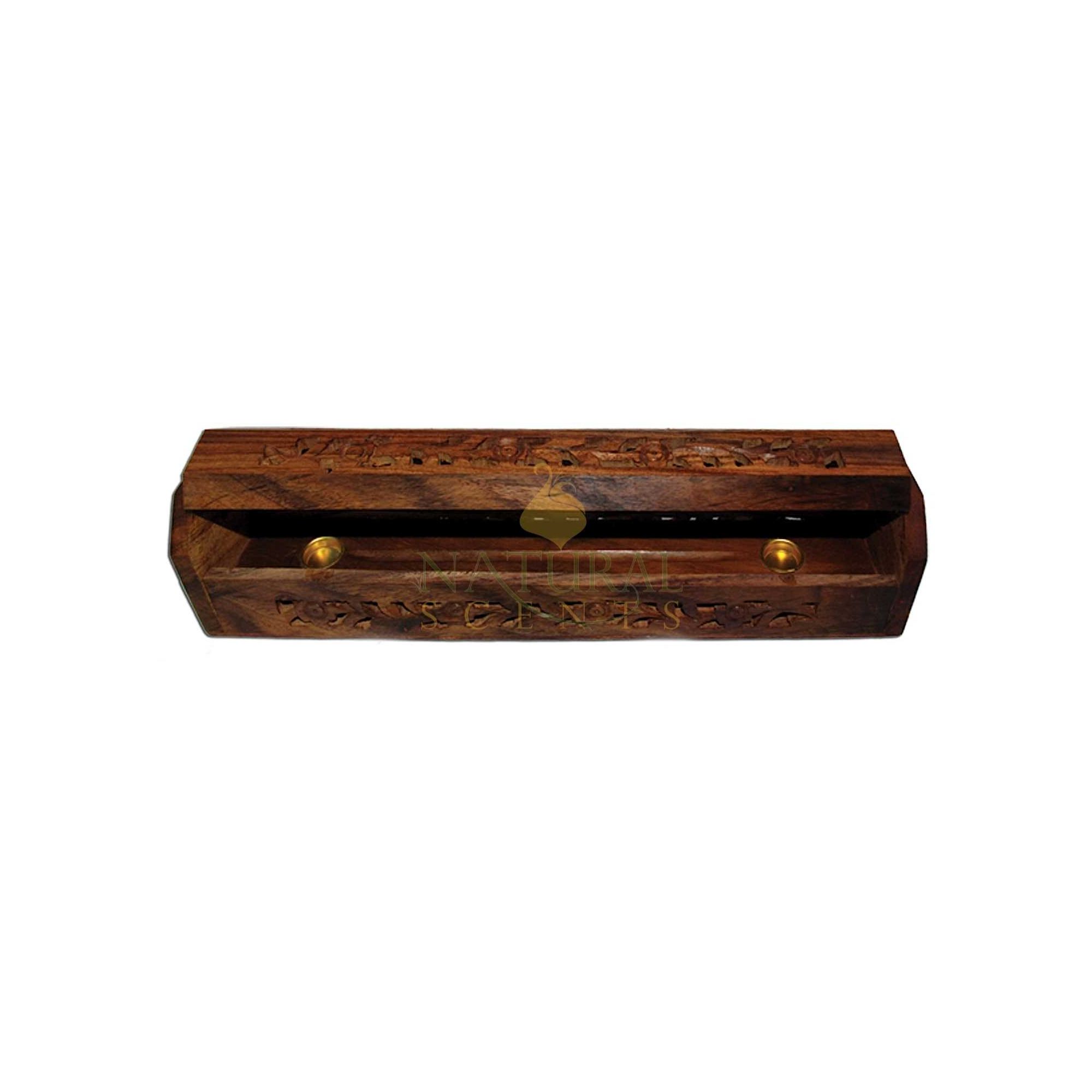 Cutout Natural Coffin Box #85162