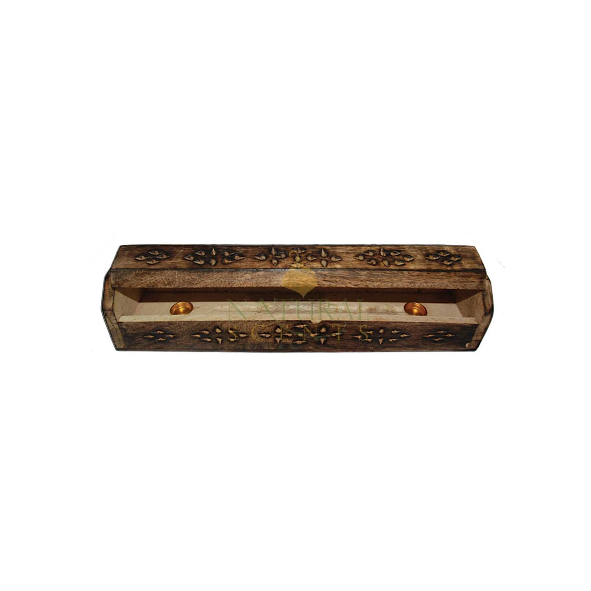 Assorted Jali Antique Finish Coffin Box #85165