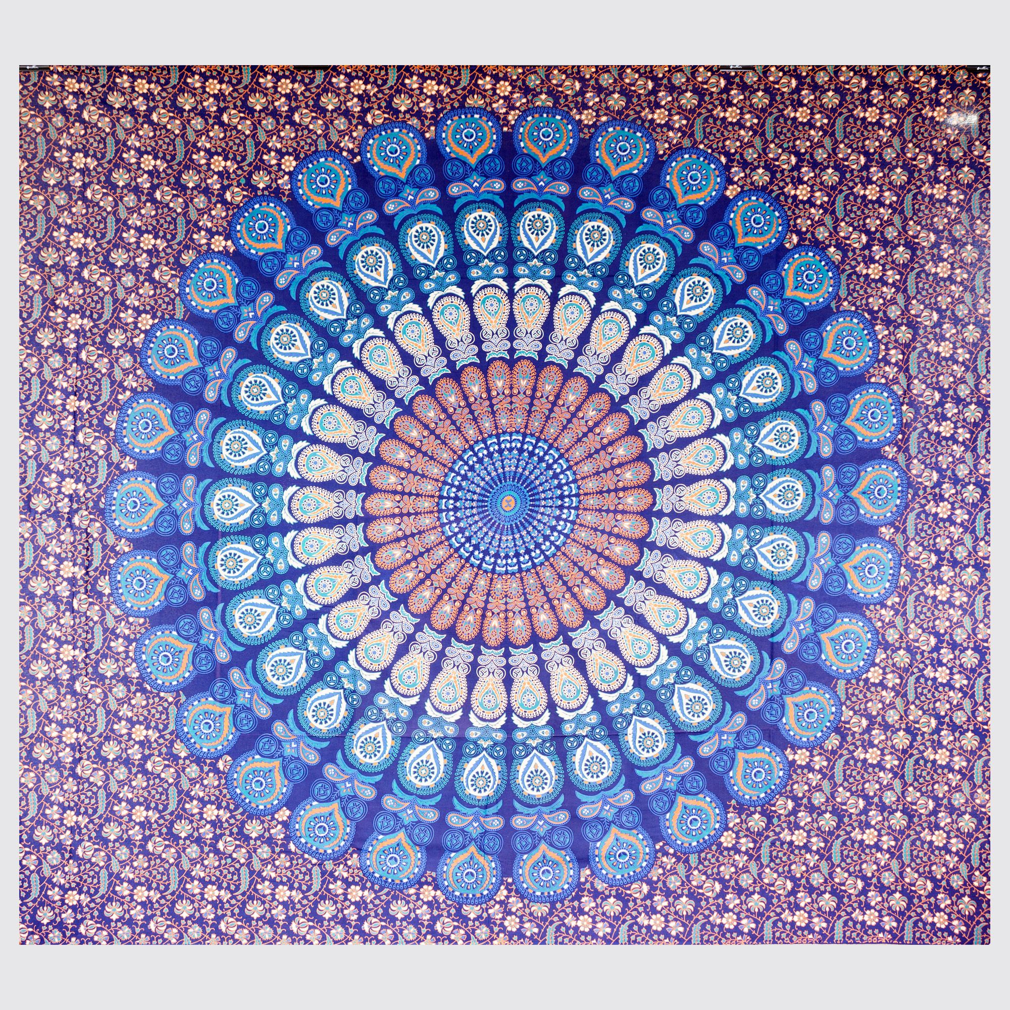 Wall/Bed Covering Mandala Bedsheet