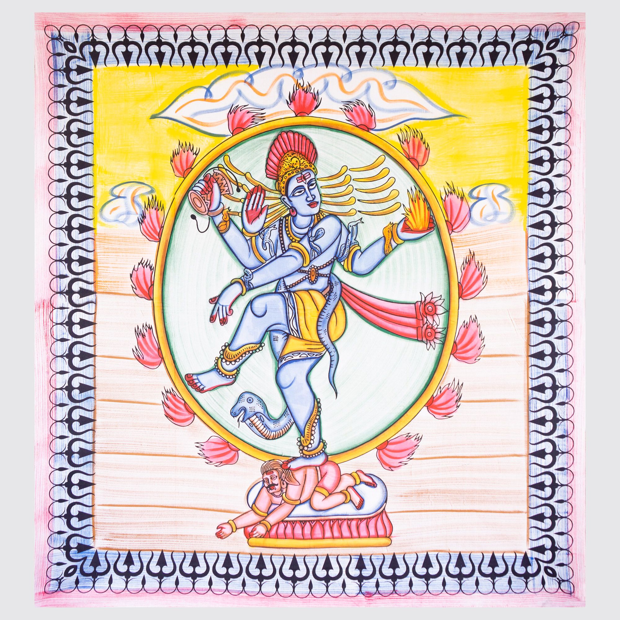 Wall/Bed Covering Dancing Shiva (Natraj)