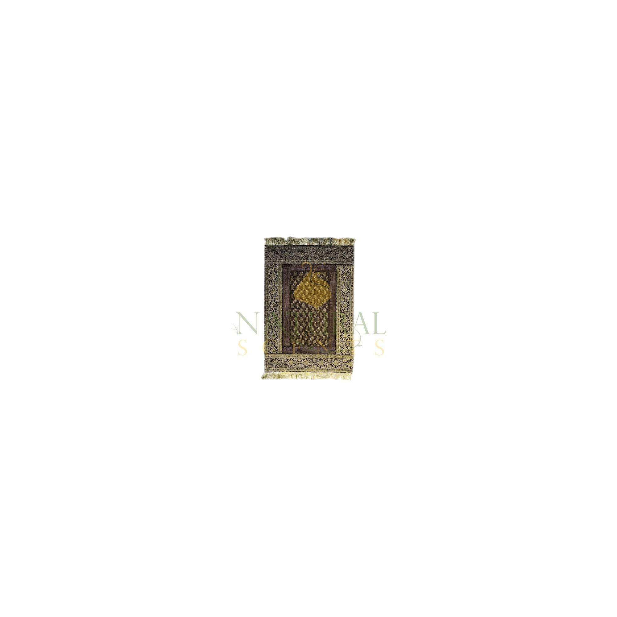 Brown & Gold Meditation Carpet
