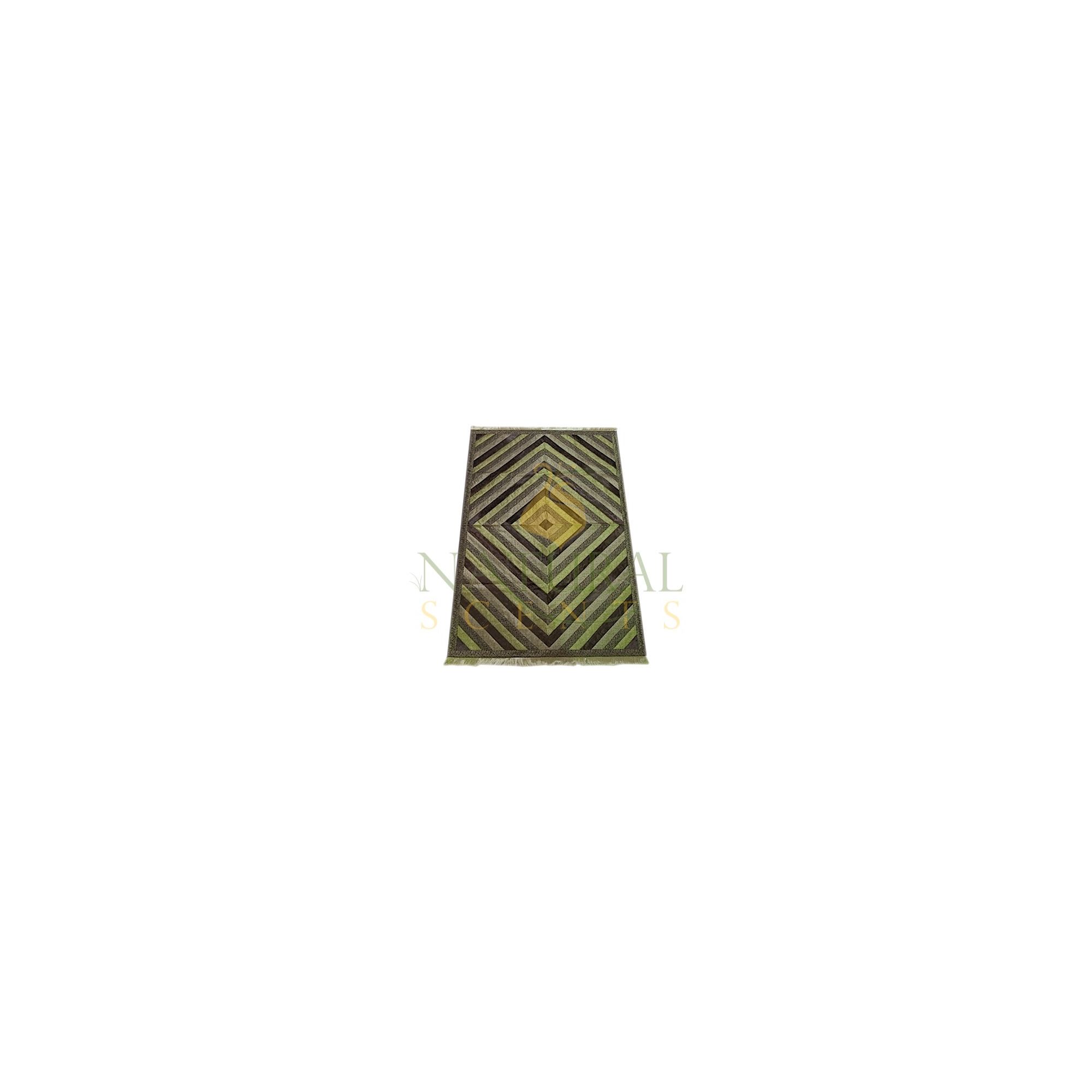 Large Brown & Gold Meditation Carpet