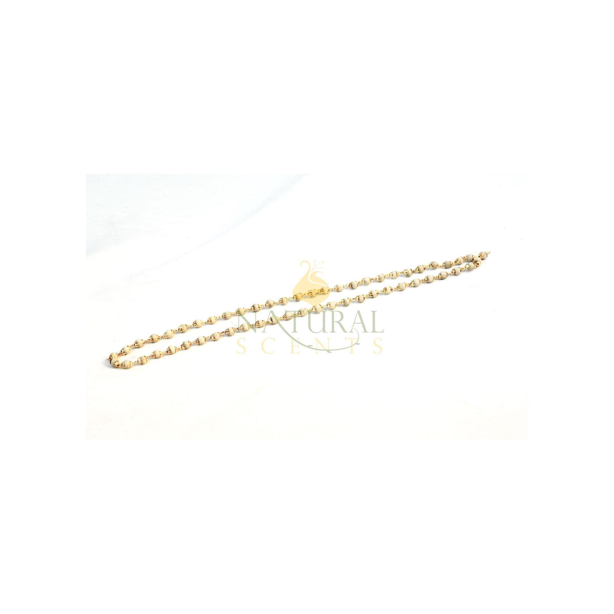 Mala Tulsi White Bead (6mm)